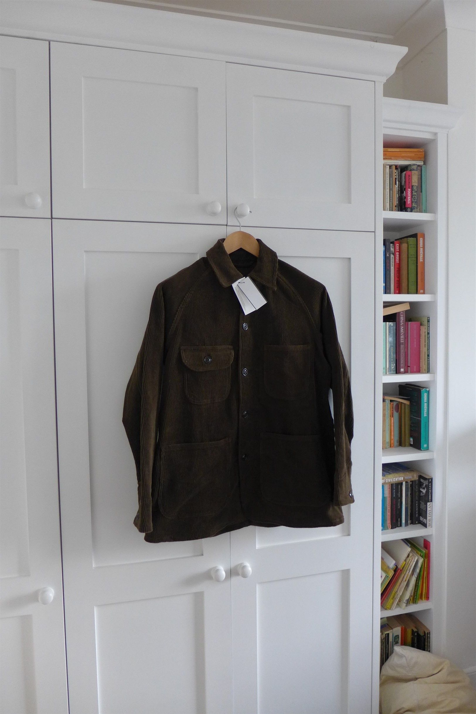 Monitaly Monitaly Coverall Jacket - 8-Wale Brown Corduroy Size US S / EU 44-46 / 1 - 4 Thumbnail