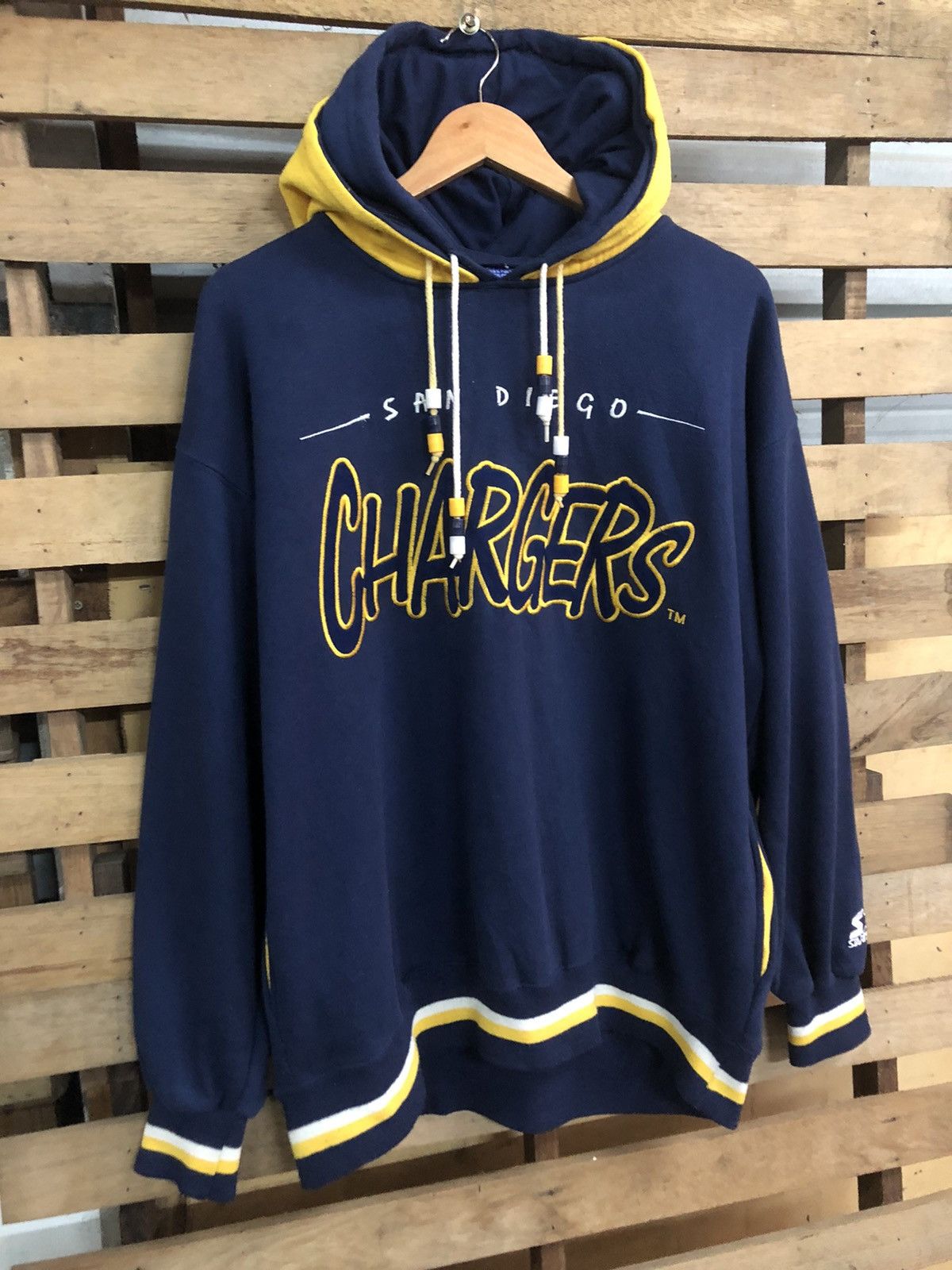 NFL Starter X NFL Chargers San Diego Pullover Hoodie Sweatshirt Size US L / EU 52-54 / 3 - 2 Thumbnail