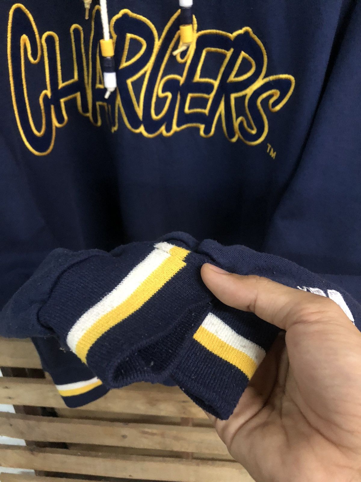 NFL Starter X NFL Chargers San Diego Pullover Hoodie Sweatshirt Size US L / EU 52-54 / 3 - 8 Thumbnail