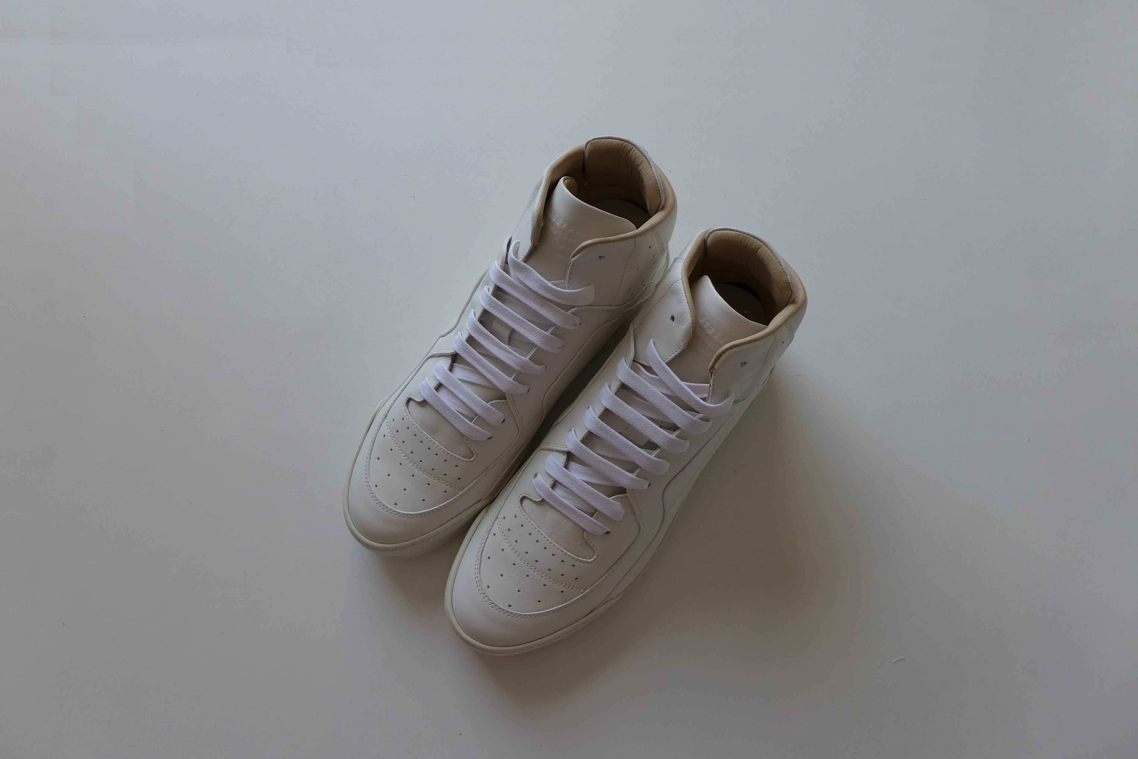 Maison Margiela Margiela FS 540 Mid Sneakers - White Calf Leather Size US 7 / EU 40 - 7 Thumbnail