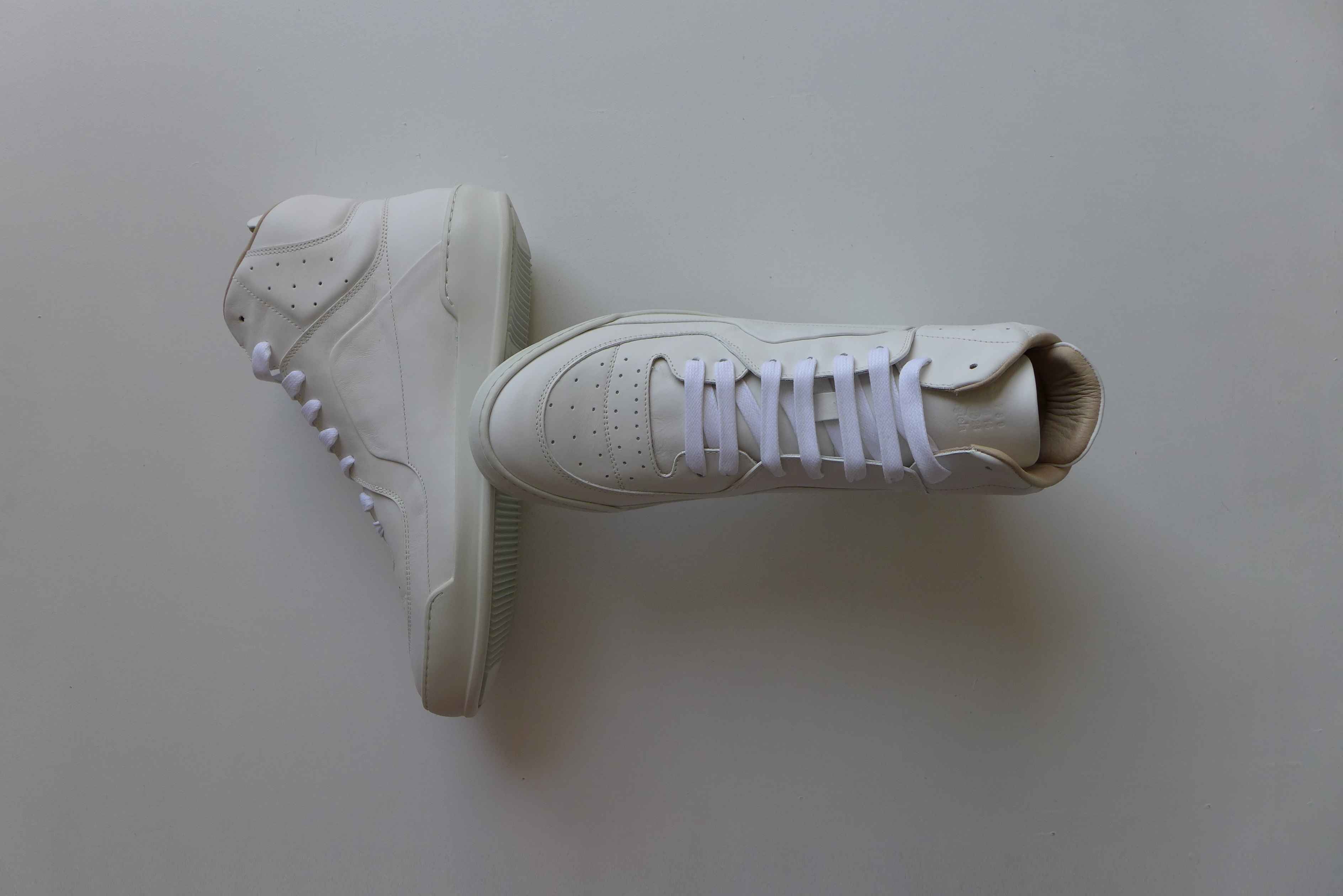 Maison Margiela Margiela FS 540 Mid Sneakers - White Calf Leather Size US 7 / EU 40 - 4 Thumbnail