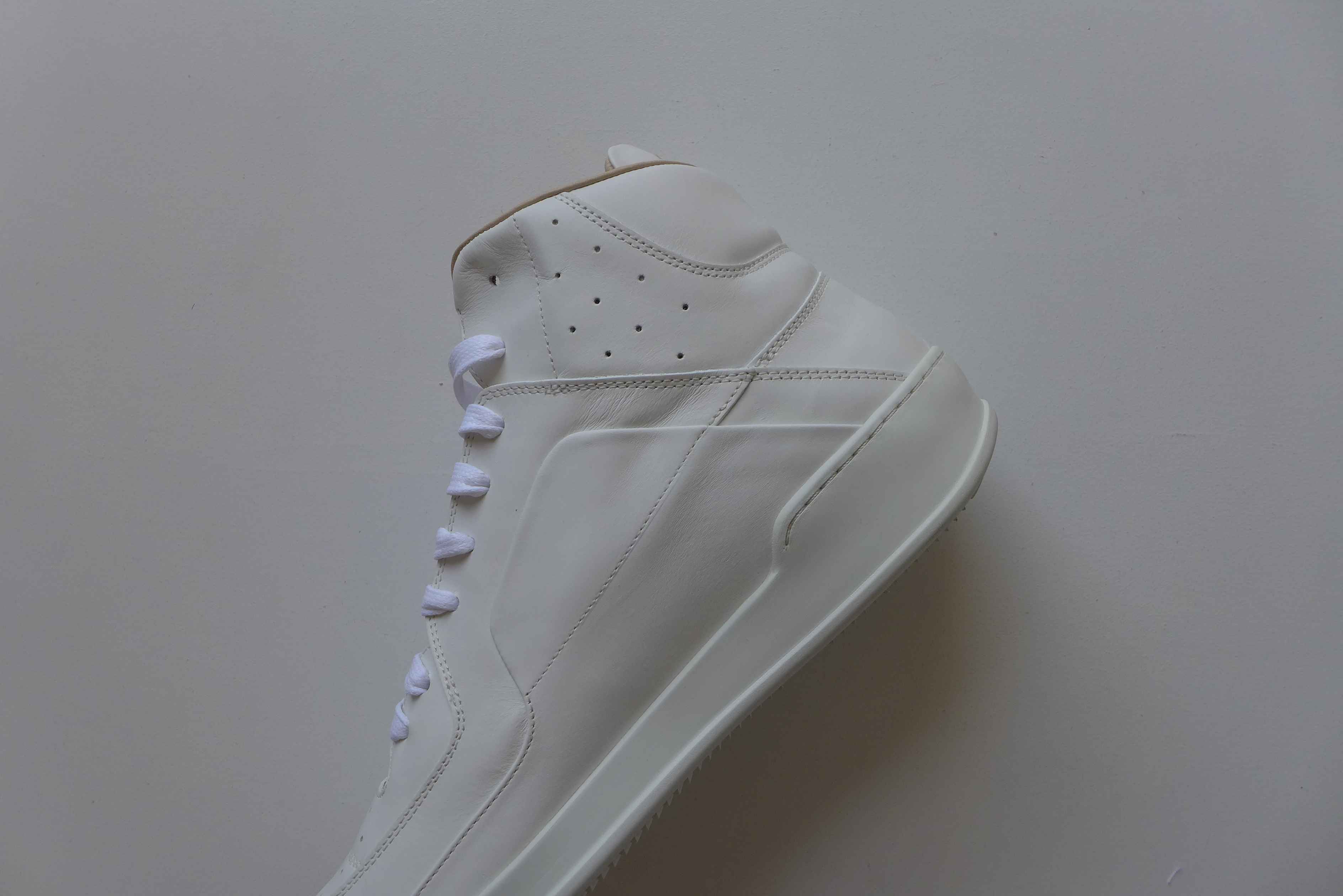 Maison Margiela Margiela FS 540 Mid Sneakers - White Calf Leather Size US 7 / EU 40 - 10 Thumbnail