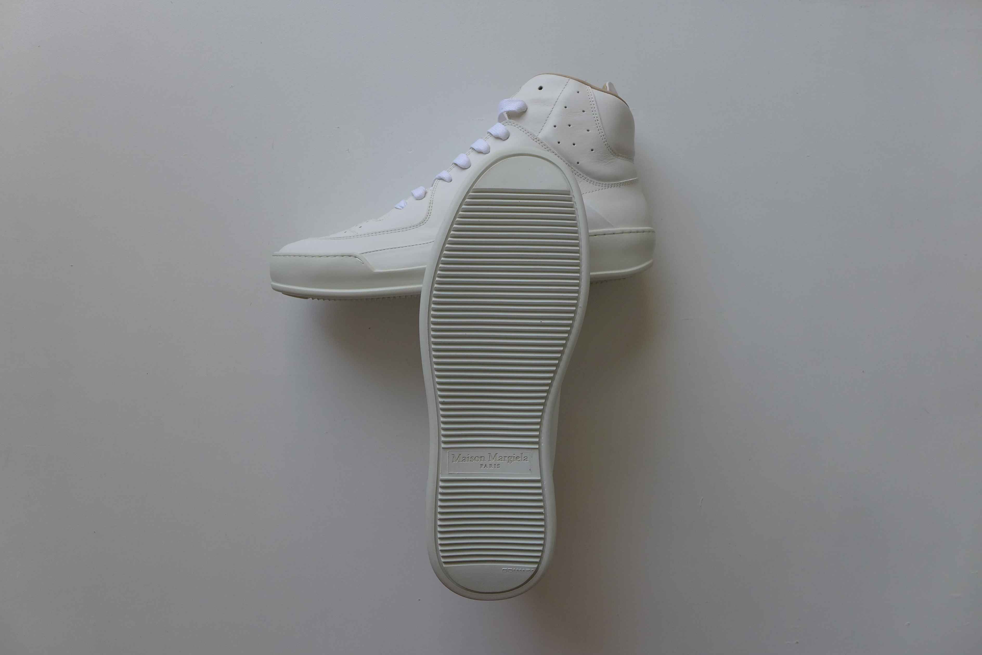 Maison Margiela Margiela FS 540 Mid Sneakers - White Calf Leather Size US 7 / EU 40 - 12 Thumbnail