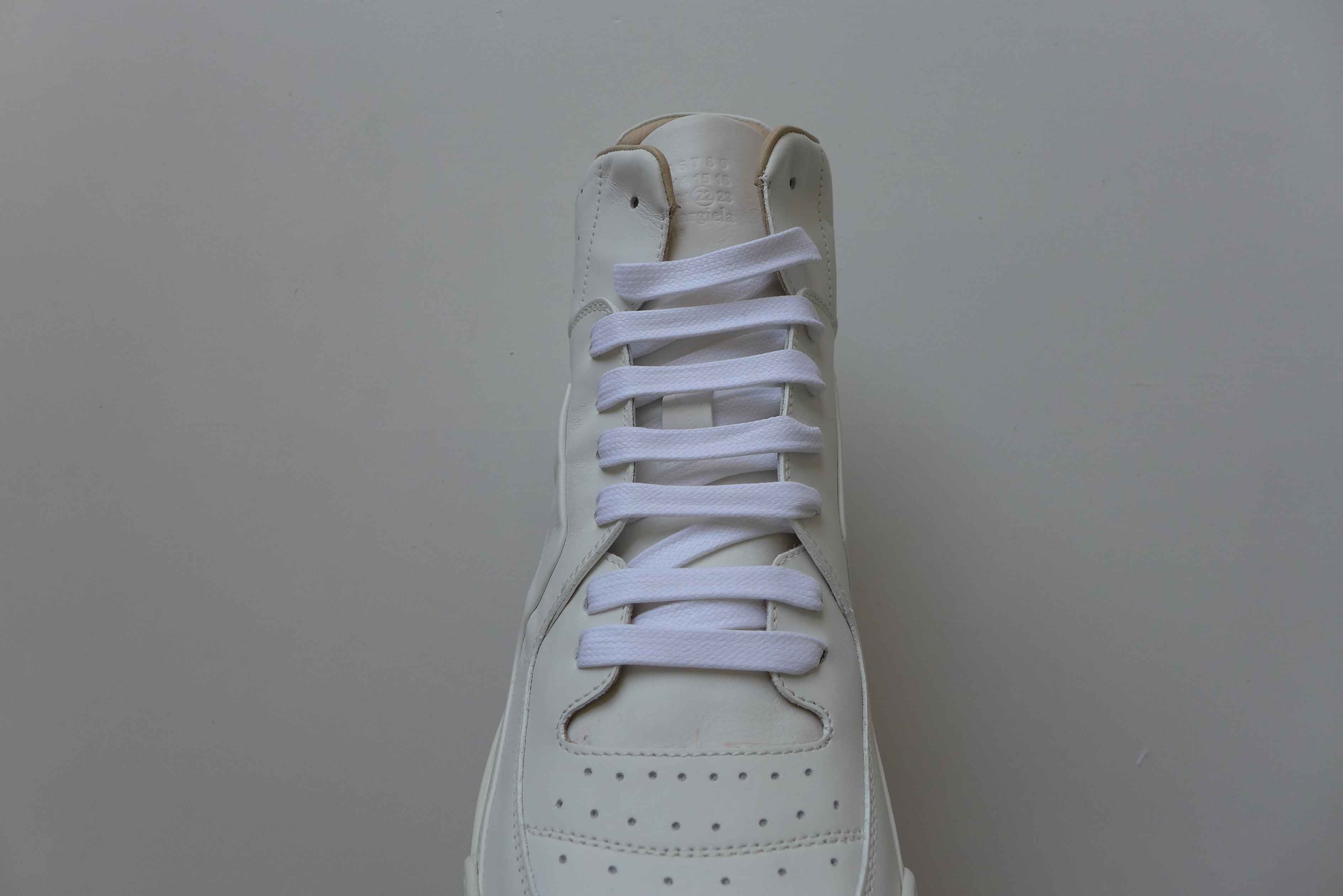 Maison Margiela Margiela FS 540 Mid Sneakers - White Calf Leather Size US 7 / EU 40 - 9 Thumbnail