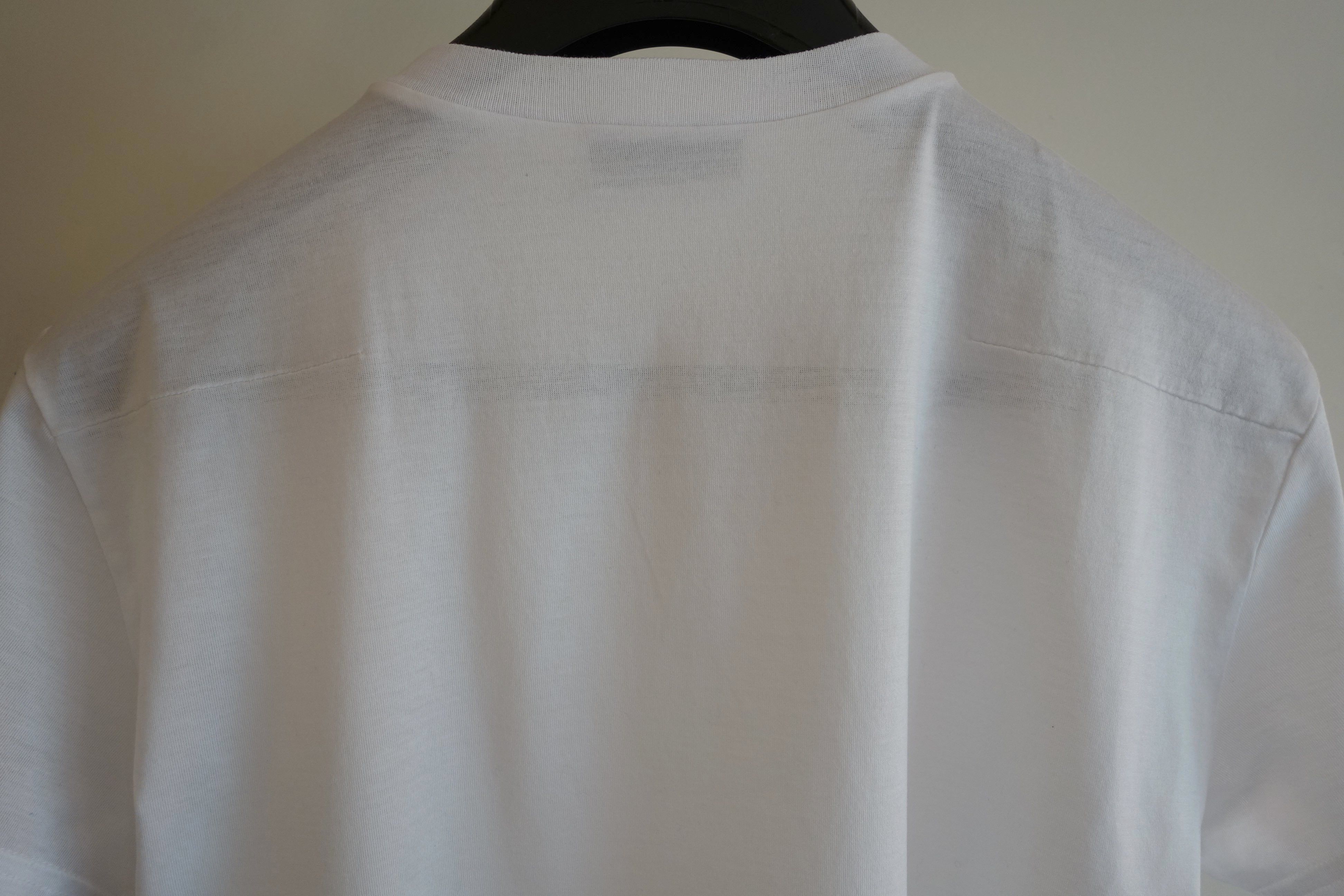 Dior DIOR - T-Shirt XXS XS Bee Embroidery White Black V Collar Size US XXS / EU 40 - 7 Thumbnail