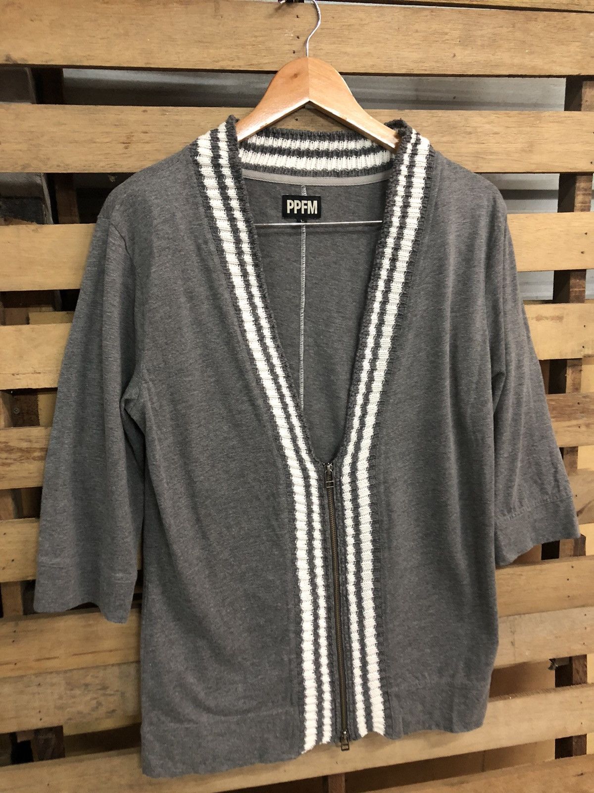 PPFM Peyton Place For Men Cardigan Fashion Design Size US L / EU 52-54 / 3 - 3 Thumbnail