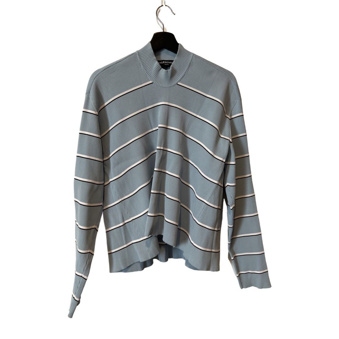 Balenciaga BALENCIAGA SS17 PINSTRIPED TURTLENECK SWEATER Size US M / EU 48-50 / 2 - 4 Thumbnail