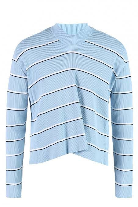 Balenciaga BALENCIAGA SS17 PINSTRIPED TURTLENECK SWEATER Size US M / EU 48-50 / 2 - 1 Thumbnail