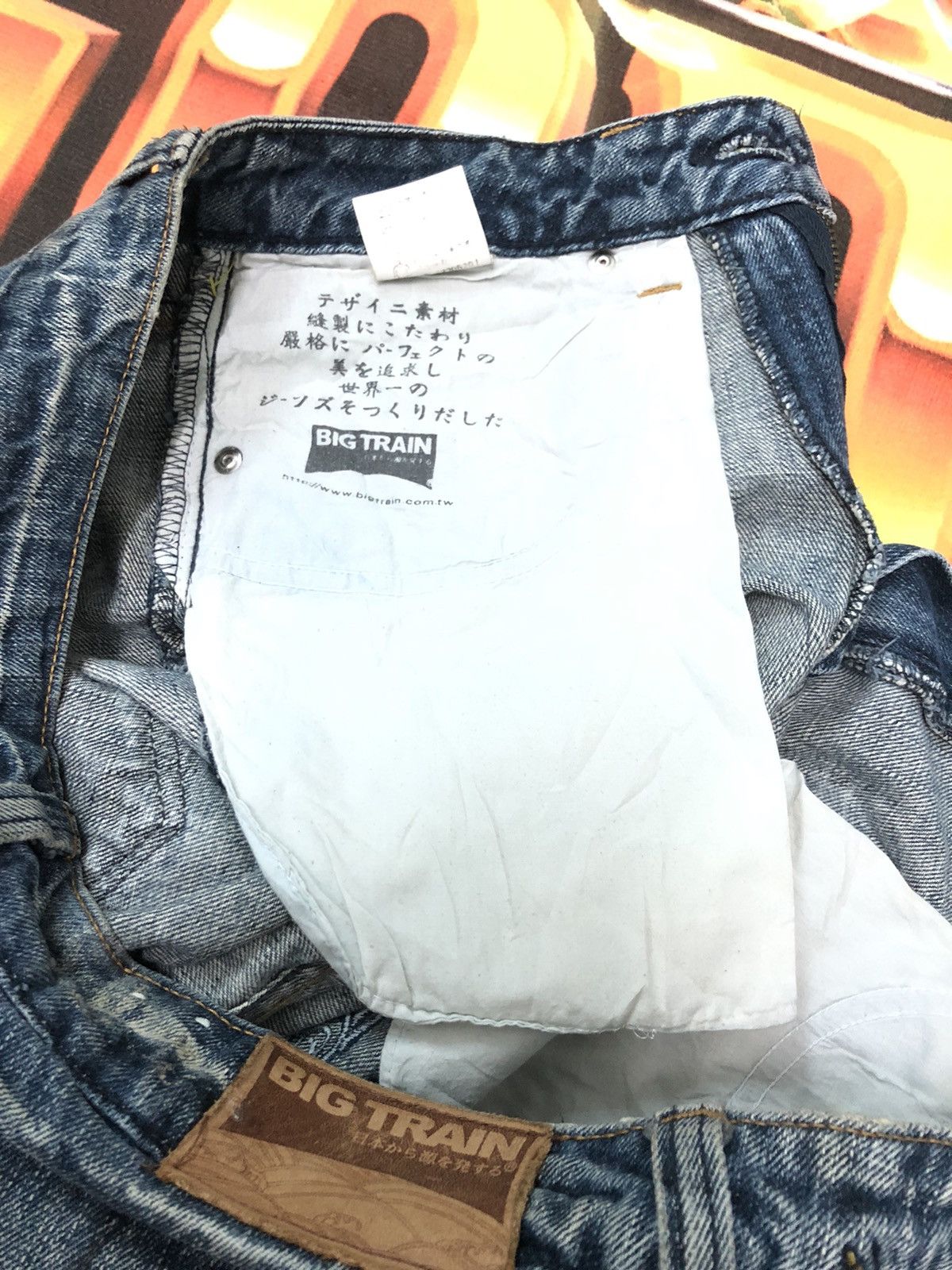 Japanese Brand × Vintage VINTAGE OSAKA BIG TRAIN EMBROIDERY DRAGON SUKAJAN DENIM JEAN Size US 31 - 9 Thumbnail