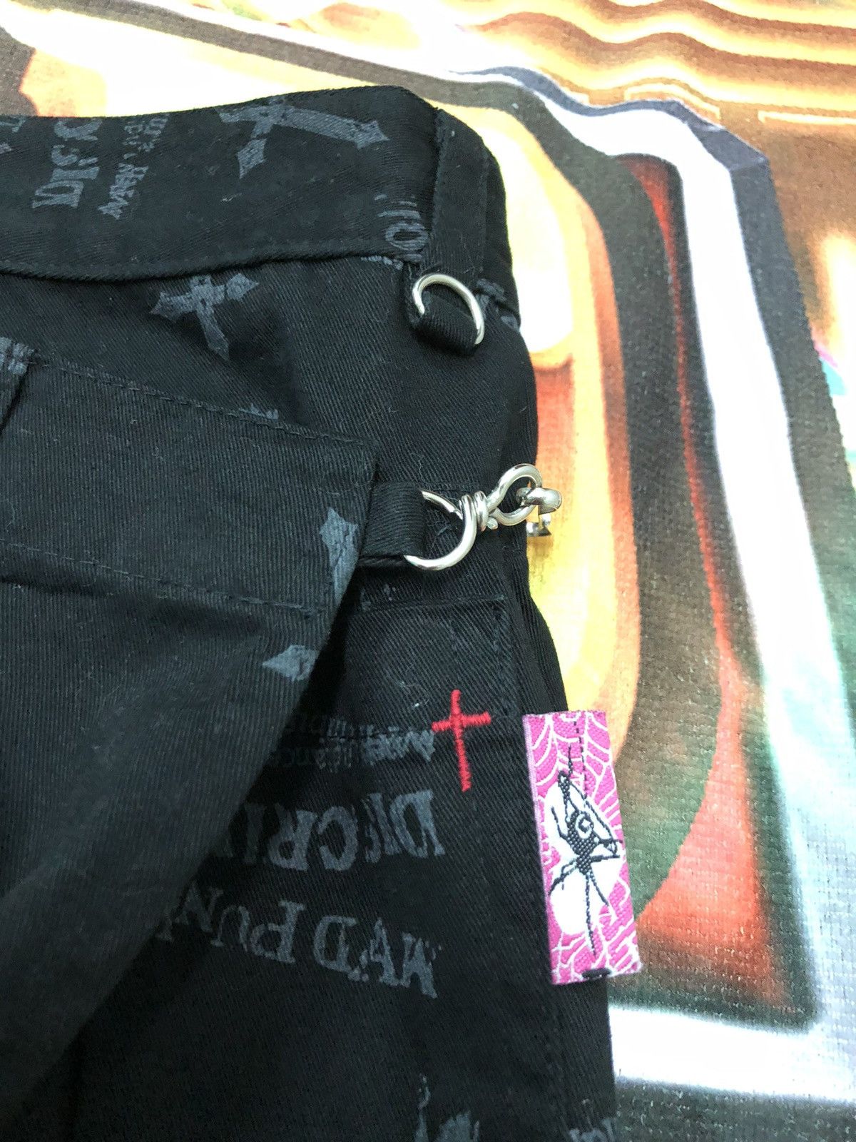 Japanese Brand × Seditionaries MAD PUNKS MAD GIRL UNISEX BONDAGE FLARE GOTHIC PANTS Size US 30 / EU 46 - 12 Thumbnail
