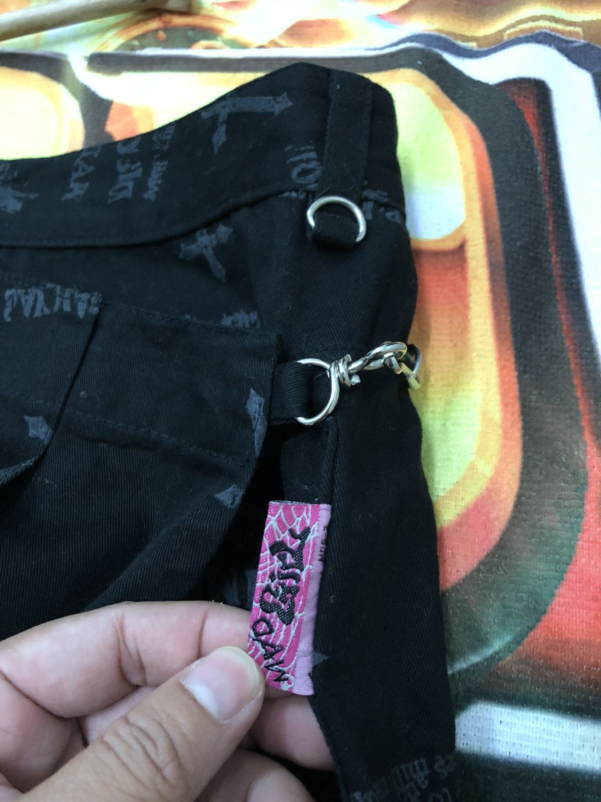 Japanese Brand × Seditionaries MAD PUNKS MAD GIRL UNISEX BONDAGE FLARE GOTHIC PANTS Size US 30 / EU 46 - 13 Thumbnail