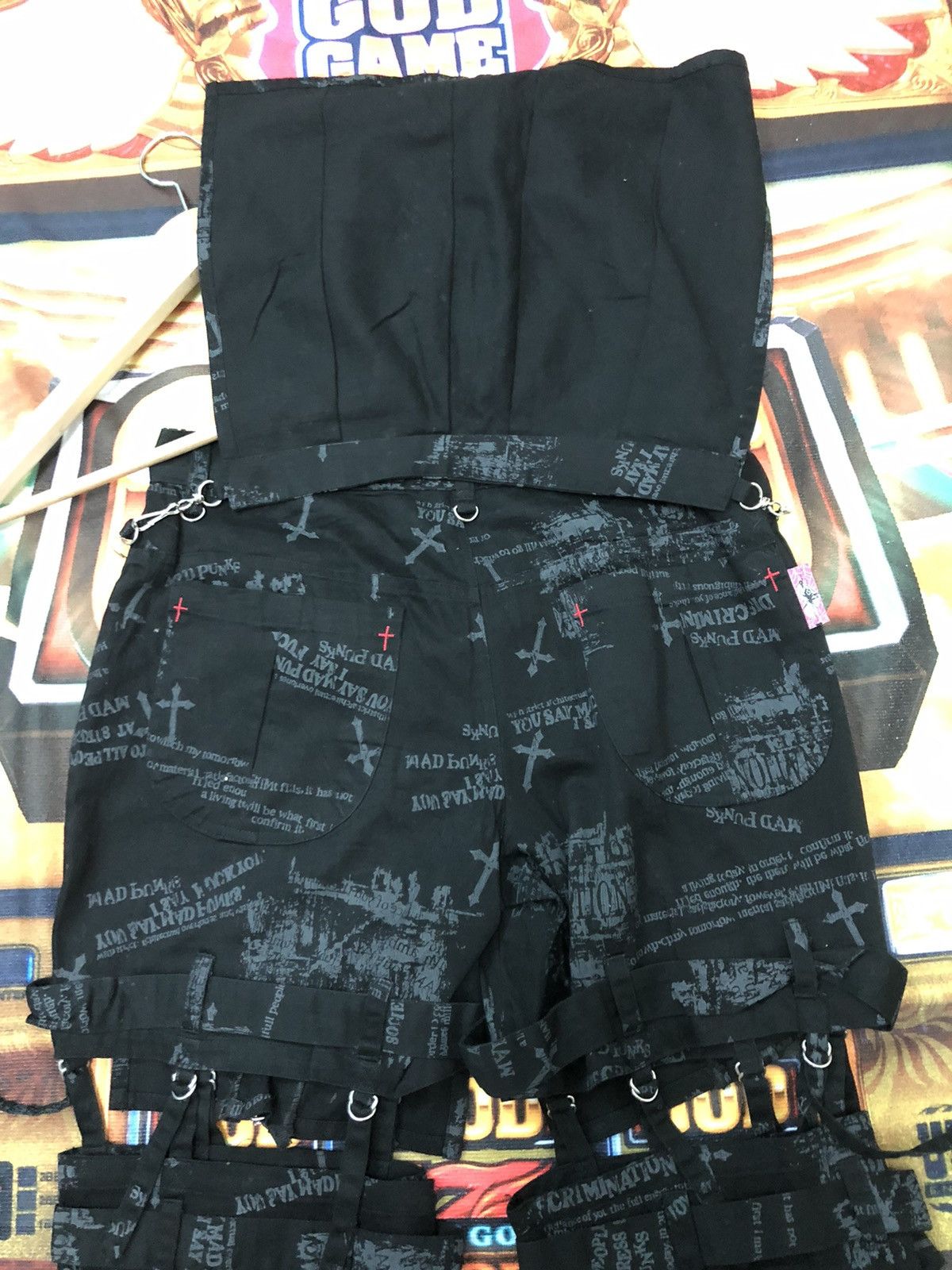 Japanese Brand × Seditionaries MAD PUNKS MAD GIRL UNISEX BONDAGE FLARE GOTHIC PANTS Size US 30 / EU 46 - 11 Thumbnail