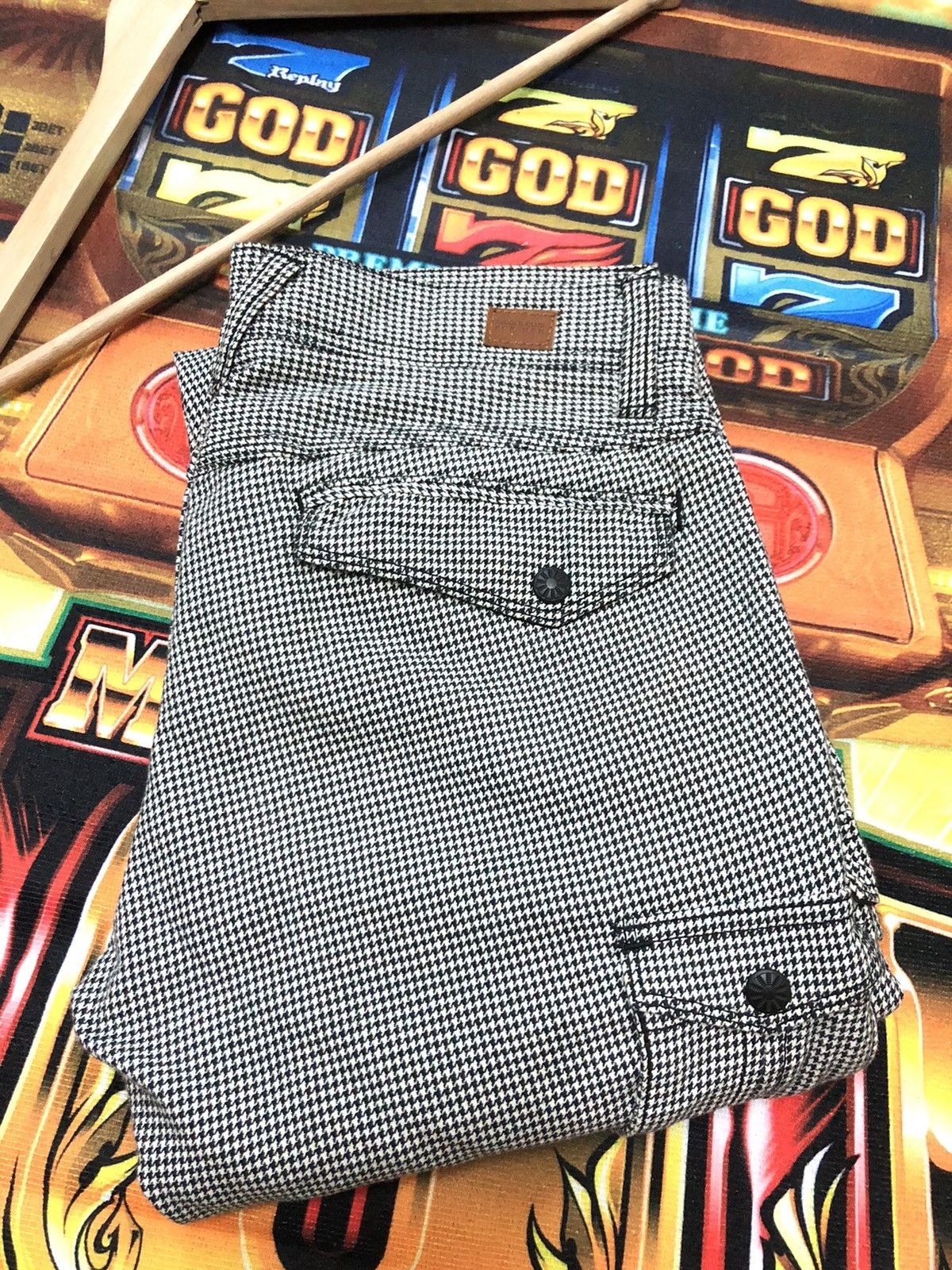Nicole Club VINTAGE NCFM ELABORATE LIMITED COLECTION BONDAGE CARGO PANT Size US 32 / EU 48 - 20 Thumbnail