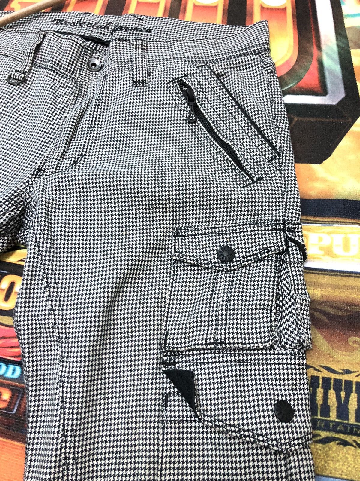Nicole Club VINTAGE NCFM ELABORATE LIMITED COLECTION BONDAGE CARGO PANT Size US 32 / EU 48 - 3 Thumbnail