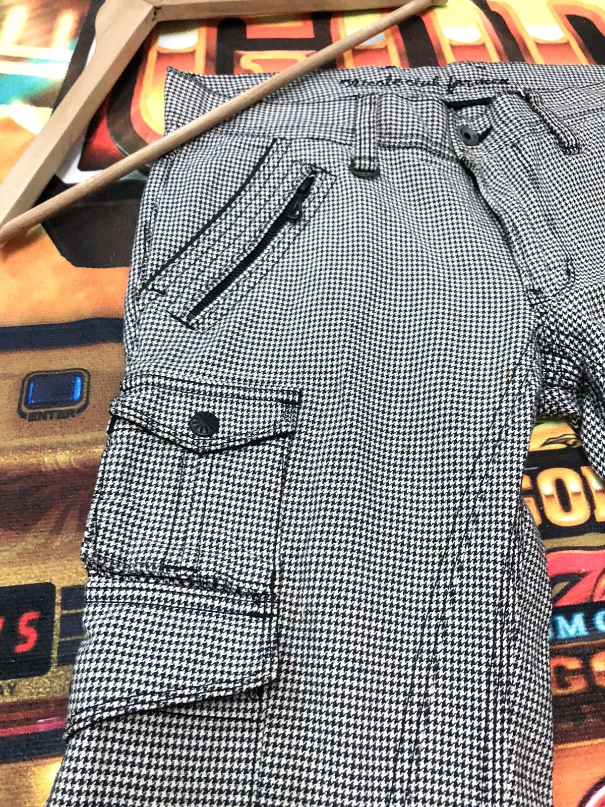 Nicole Club VINTAGE NCFM ELABORATE LIMITED COLECTION BONDAGE CARGO PANT Size US 32 / EU 48 - 4 Thumbnail