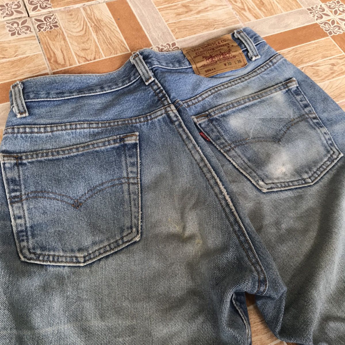 Levi's × Levi's Vintage Clothing Vintage 1993 Levis 501XX Distressed W30x32.5 kurtcobain Size US 30 / EU 46 - 12 Thumbnail