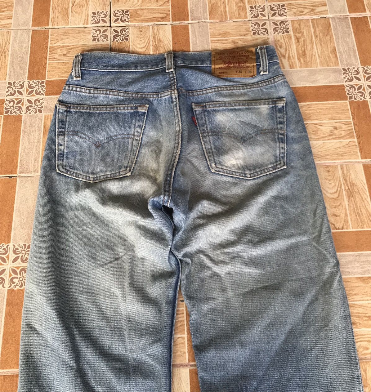 Levi's × Levi's Vintage Clothing Vintage 1993 Levis 501XX Distressed W30x32.5 kurtcobain Size US 30 / EU 46 - 11 Thumbnail