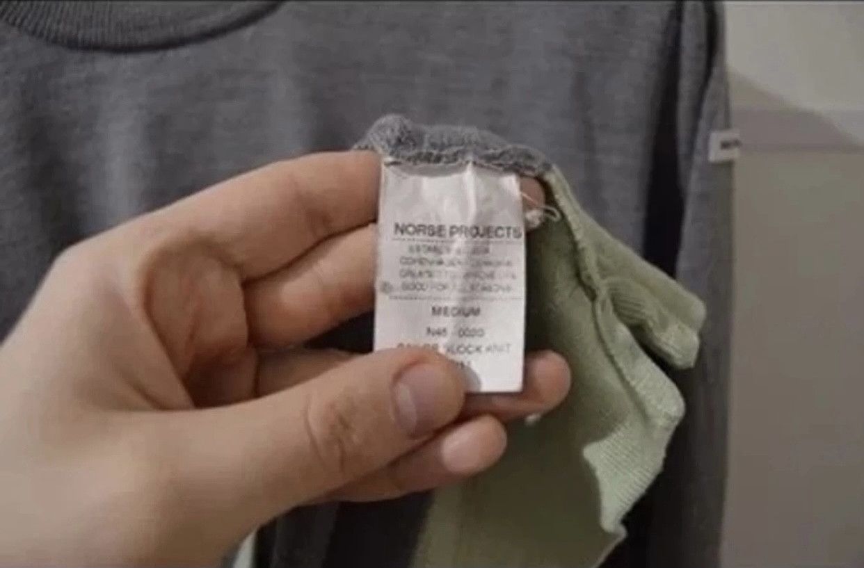 Norse Projects Norse projects sweatshirt M size logo in hand Size US M / EU 48-50 / 2 - 4 Thumbnail