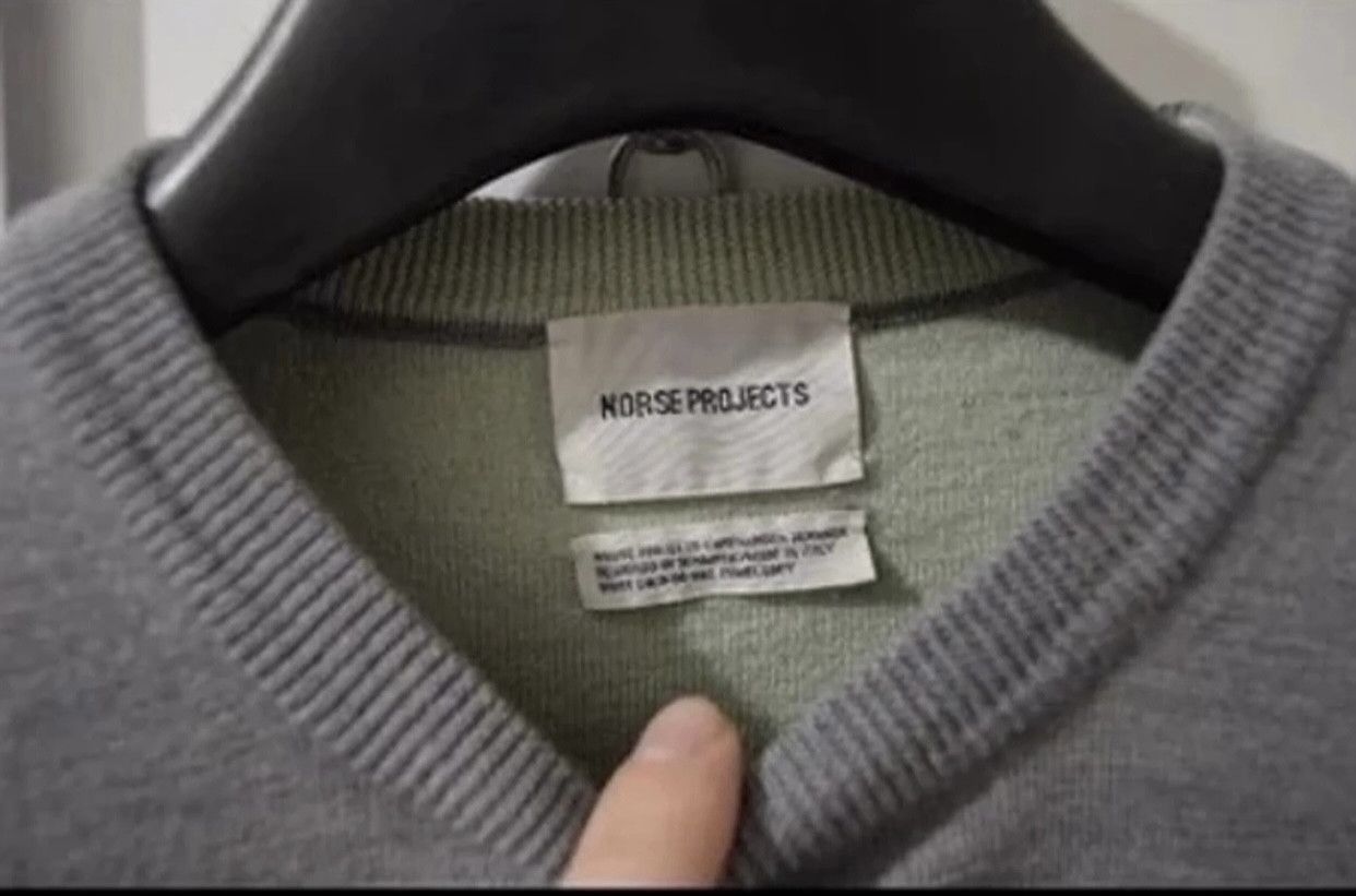 Norse Projects Norse projects sweatshirt M size logo in hand Size US M / EU 48-50 / 2 - 7 Thumbnail