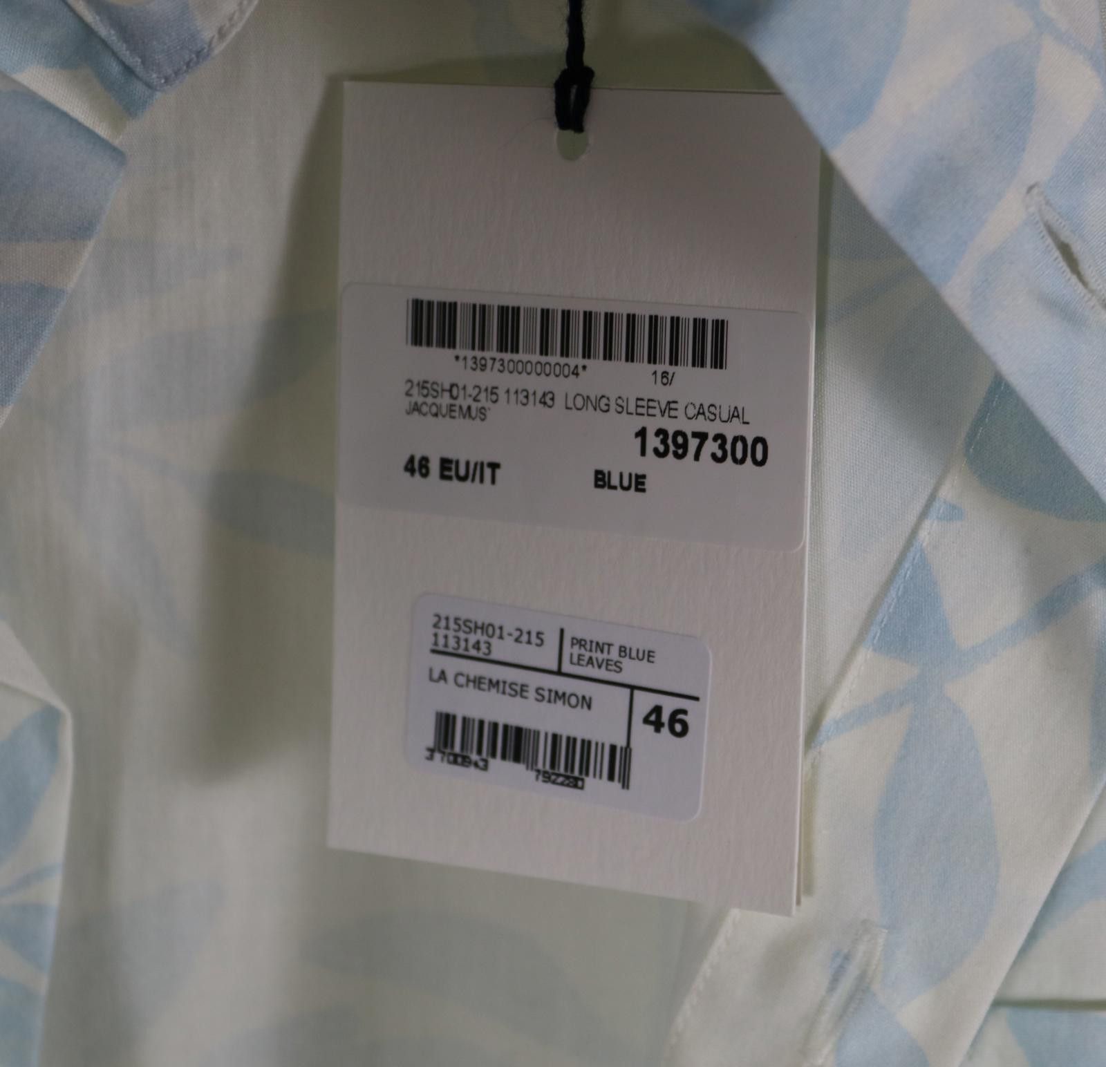 Jacquemus Jacquemus Printed Leaves Button Down Shirt Size 46 Small Size US S / EU 44-46 / 1 - 5 Thumbnail