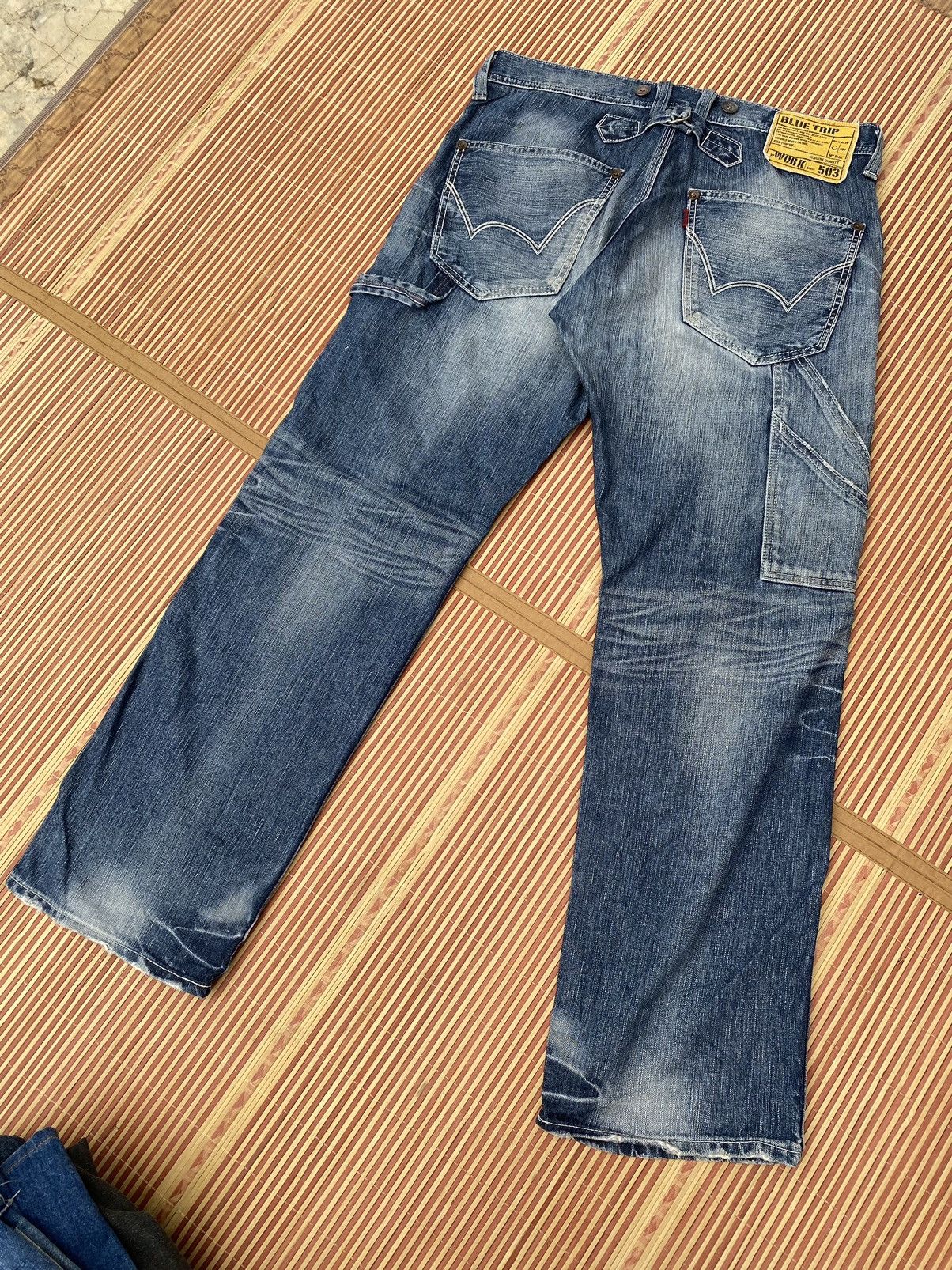 Vintage Edwin Blue Trip Faded Style Pant