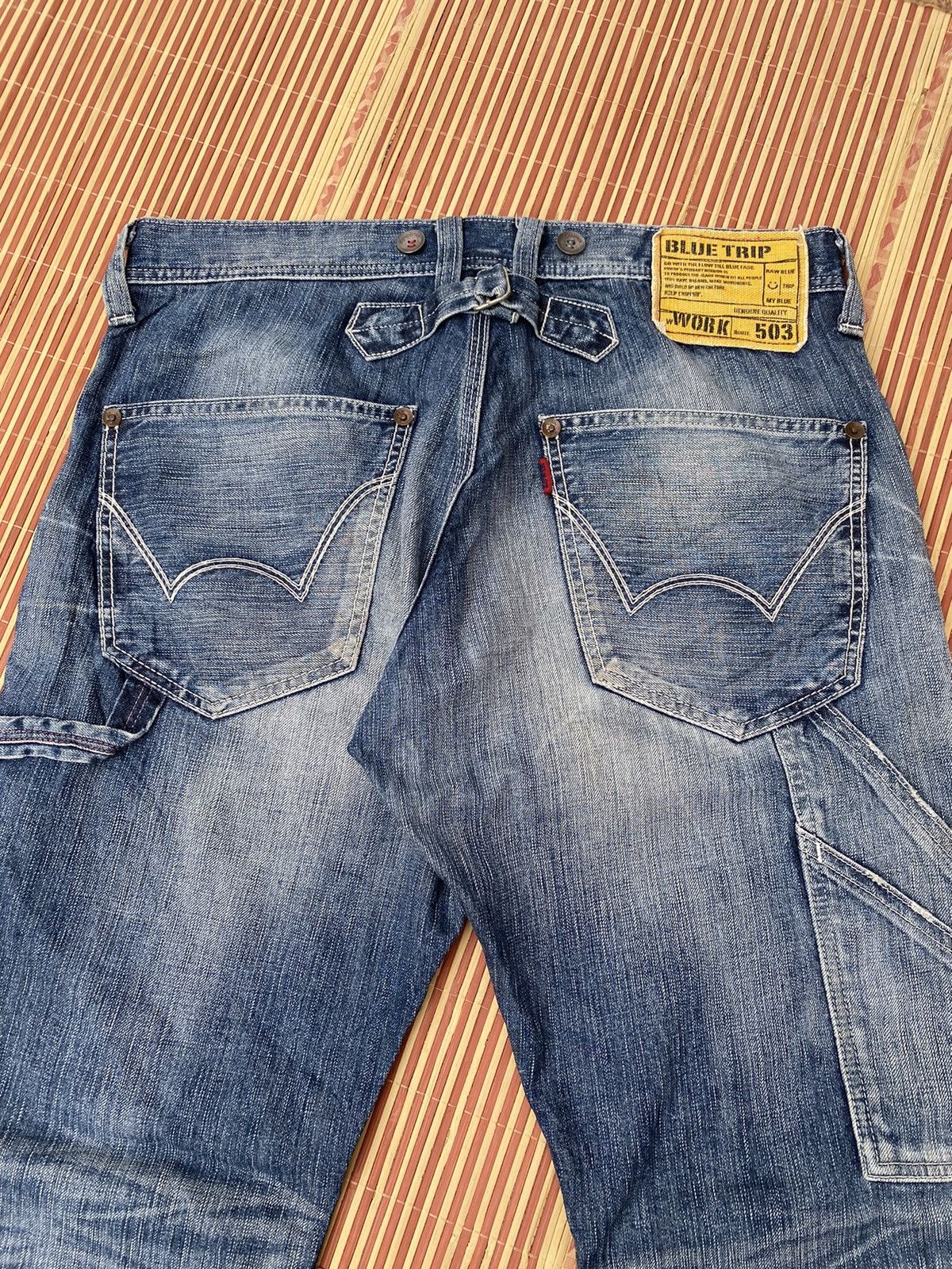 Edwin Vintage Edwin Blue Trip Faded Style Pant Size US 35 - 5 Thumbnail