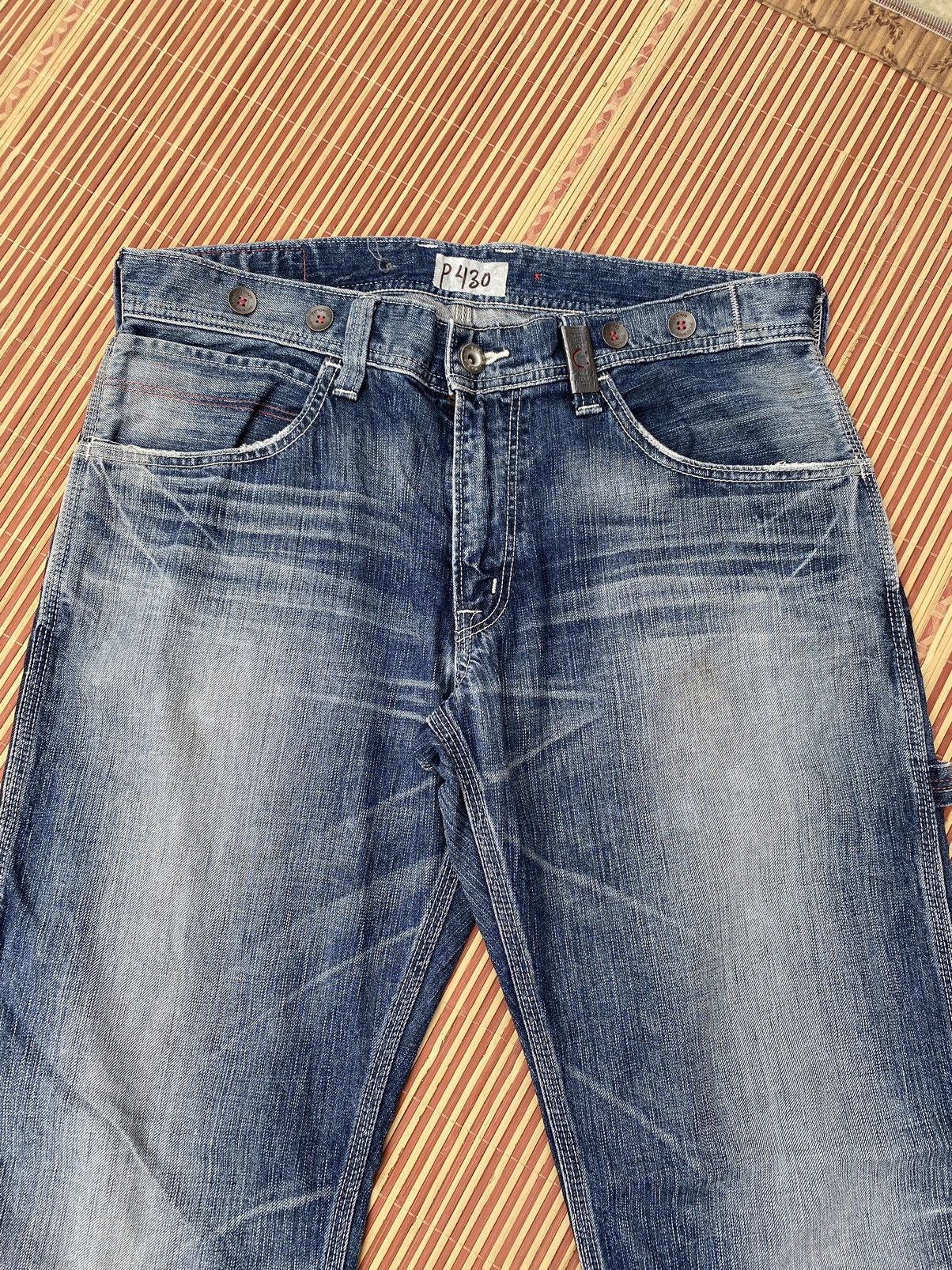 Edwin Vintage Edwin Blue Trip Faded Style Pant Size US 35 - 3 Thumbnail