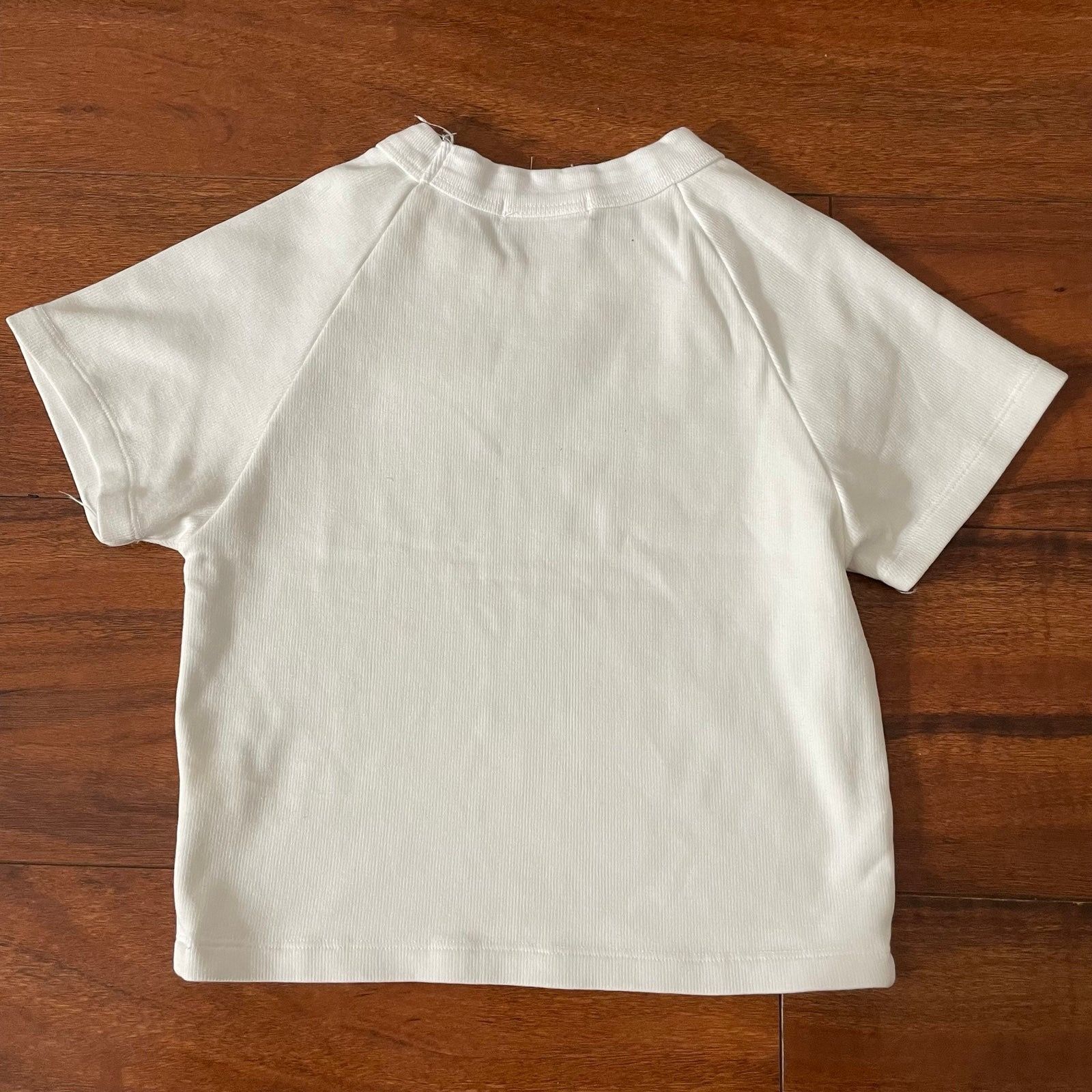 Madhappy NEW MADHAPPY CLASSICS RIBBED BABY WHITE TEE SZ SMALL S Size S / US 4 / IT 40 - 5 Thumbnail