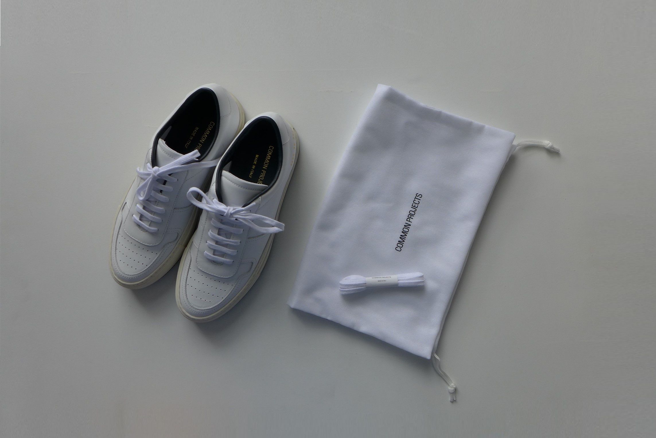 Common Projects Common Projects Bball '88 Sneakers - White Navy Leather Size US 6 / EU 39 - 15 Thumbnail