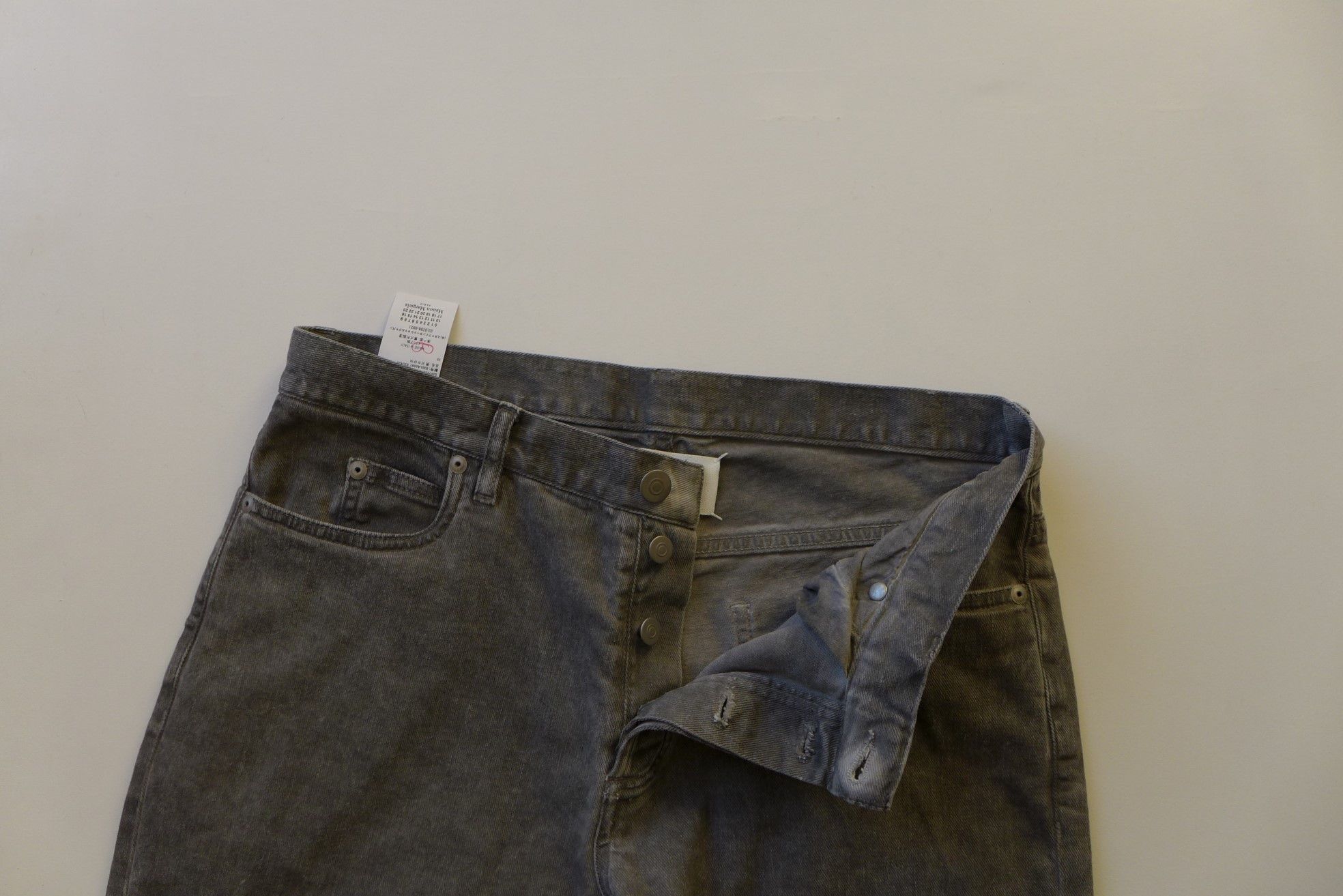 Maison Margiela Margiela FW16 Grey Denim Jeans Size US 32 / EU 48 - 5 Thumbnail