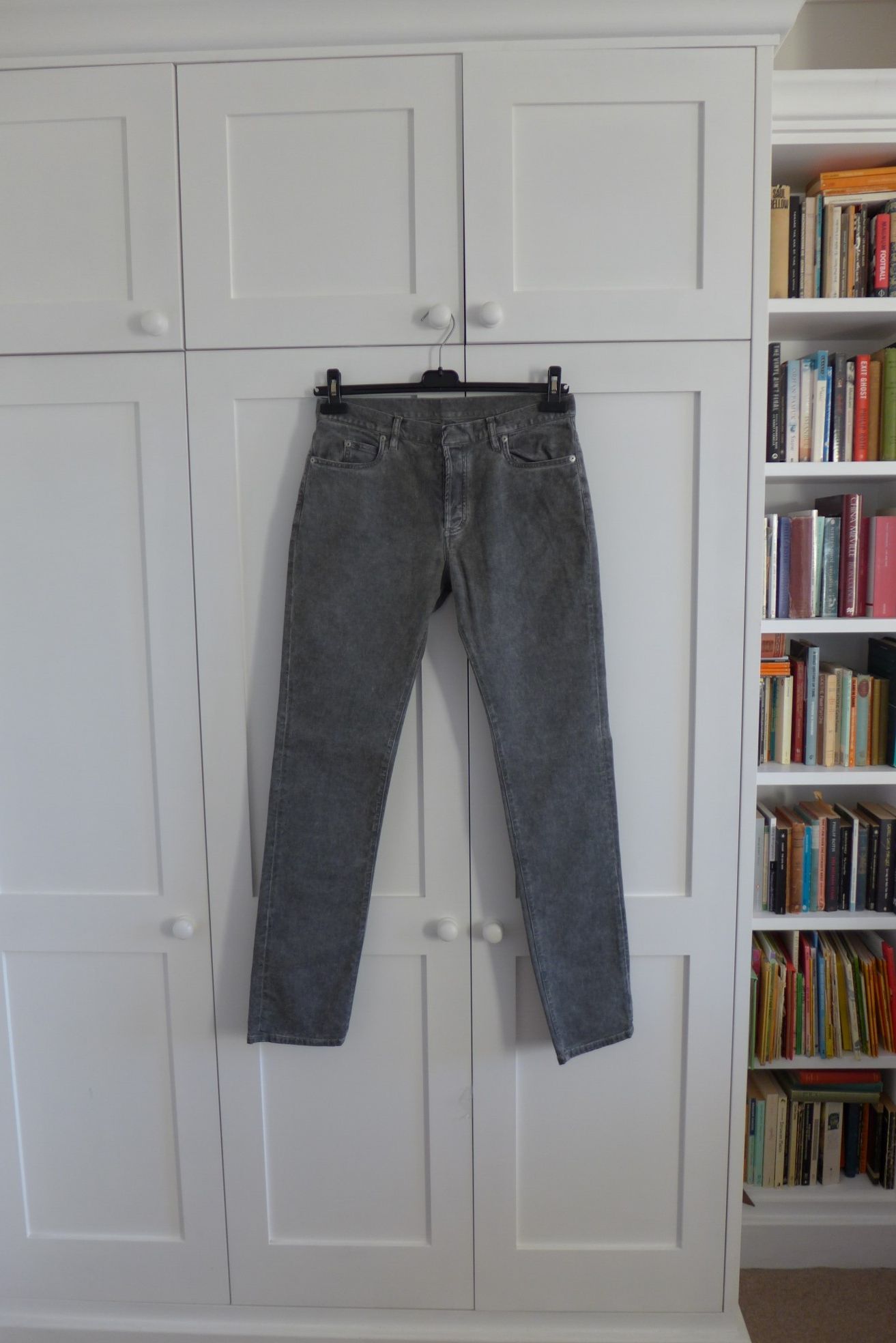Pre-owned Maison Margiela Margiela Fw16 Grey Denim Jeans