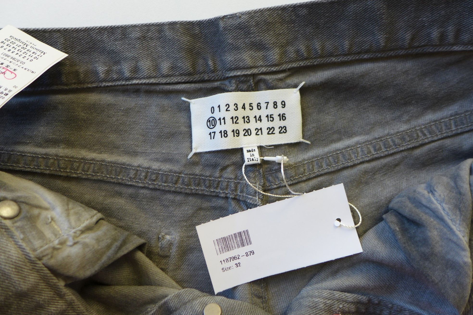 Maison Margiela Margiela FW16 Grey Denim Jeans Size US 32 / EU 48 - 7 Thumbnail