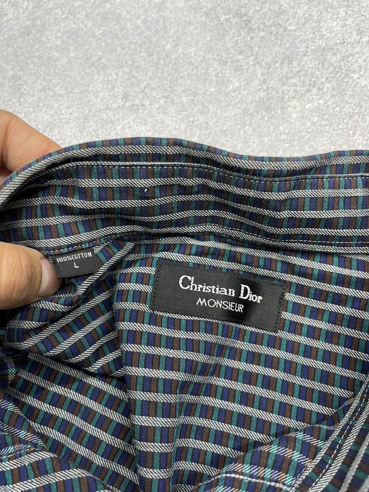 Christian Dior Monsieur Vintage Christian Dior Monsieur Luxury Shirt Rare Y2K Size US L / EU 52-54 / 3 - 8 Thumbnail
