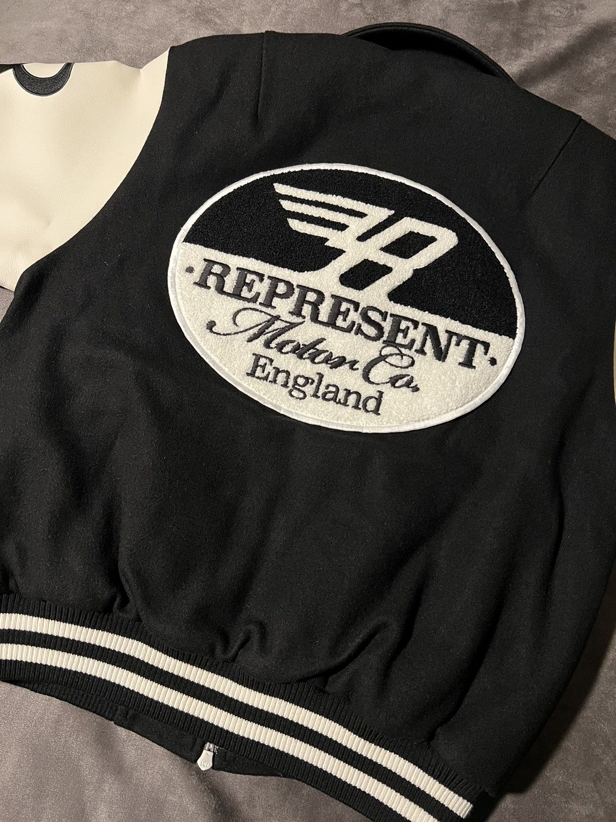 Represent Clo. Represent ‘Racing Team’ Varsity Jacket | Grailed