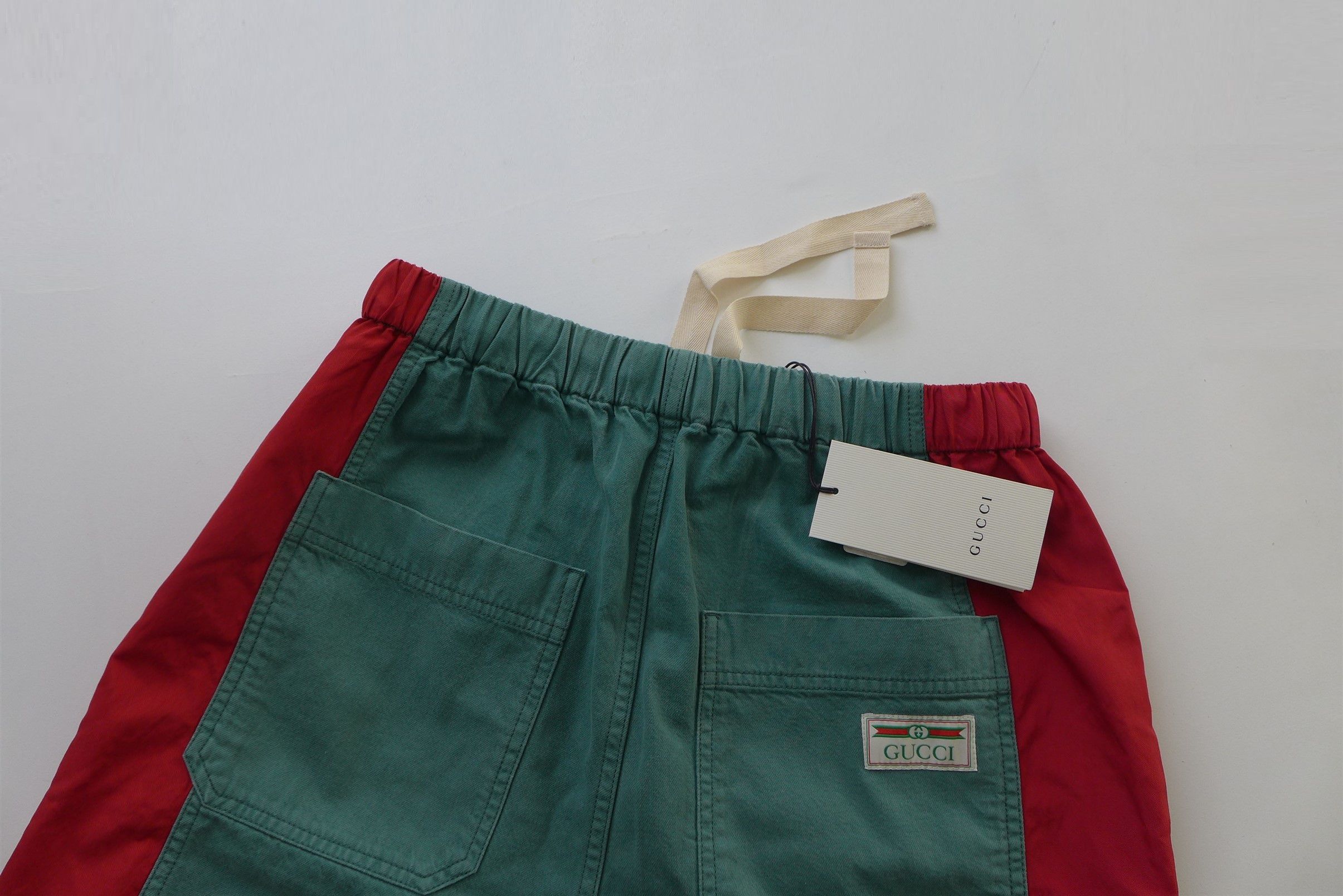 Gucci Gucci Web Stripe Track Pants -- Stonewashed Green Denim Size US 36 / EU 52 - 9 Thumbnail