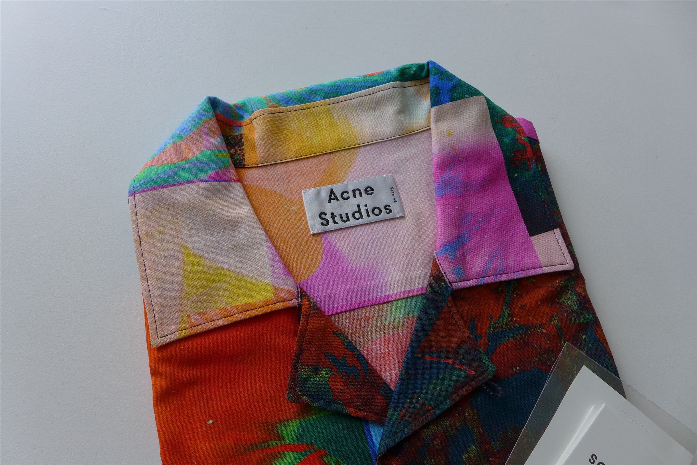 Acne Studios Acne Studios Simon Plant Botanical Print Vacation Shirt Size US S / EU 44-46 / 1 - 6 Thumbnail