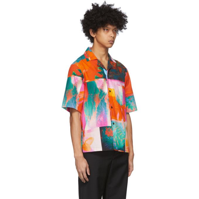 Acne Studios Acne Studios Simon Plant Botanical Print Vacation Shirt Size US S / EU 44-46 / 1 - 3 Thumbnail