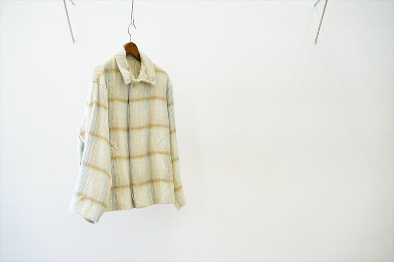 ジャケット・アウター AURALEE SURI ALPACA SHAGGY CHECK BLOUSON SURI ALPACA SHAGGY CHECK BLOUSON (A20AB01AS) | AURALEE