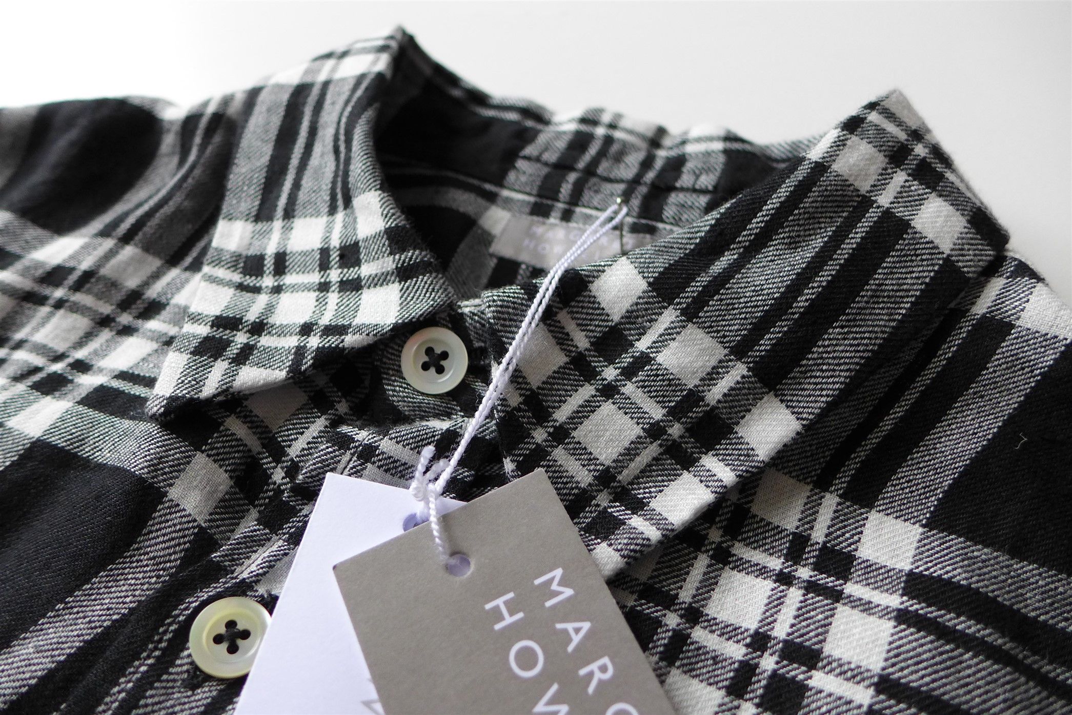 Margaret Howell Margaret Howell Oversized Linen Check Shirt - Black / White Size US S / EU 44-46 / 1 - 12 Thumbnail