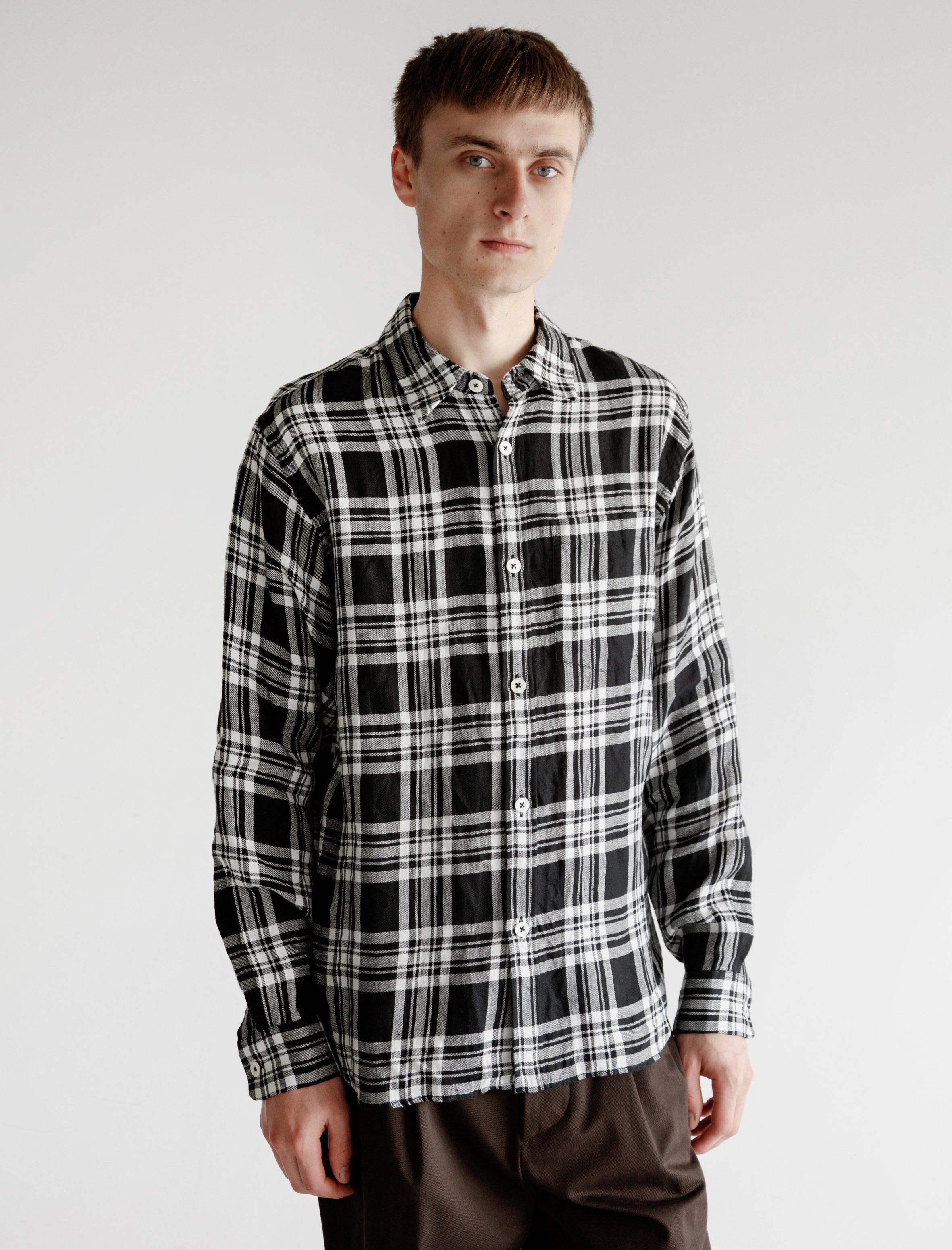 Margaret Howell Margaret Howell Oversized Linen Check Shirt | Grailed