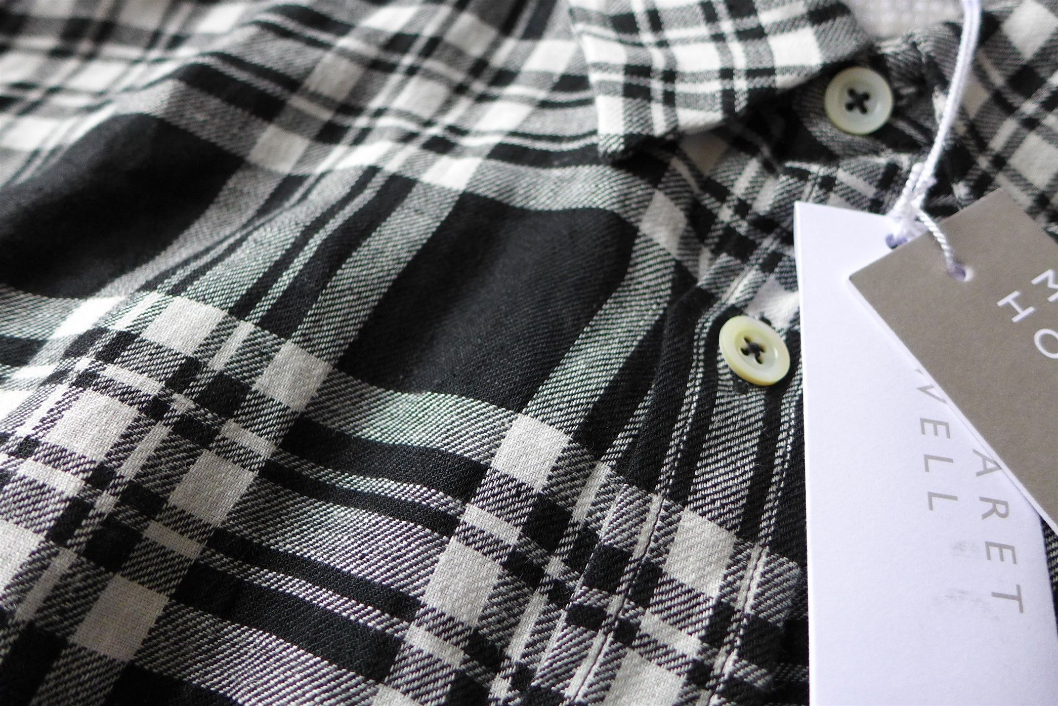 Margaret Howell Margaret Howell Oversized Linen Check Shirt - Black / White Size US S / EU 44-46 / 1 - 17 Thumbnail