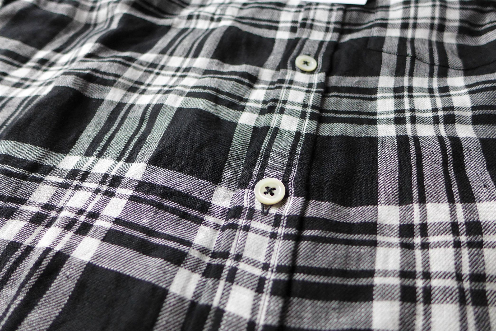 Margaret Howell Margaret Howell Oversized Linen Check Shirt - Black / White Size US S / EU 44-46 / 1 - 15 Thumbnail