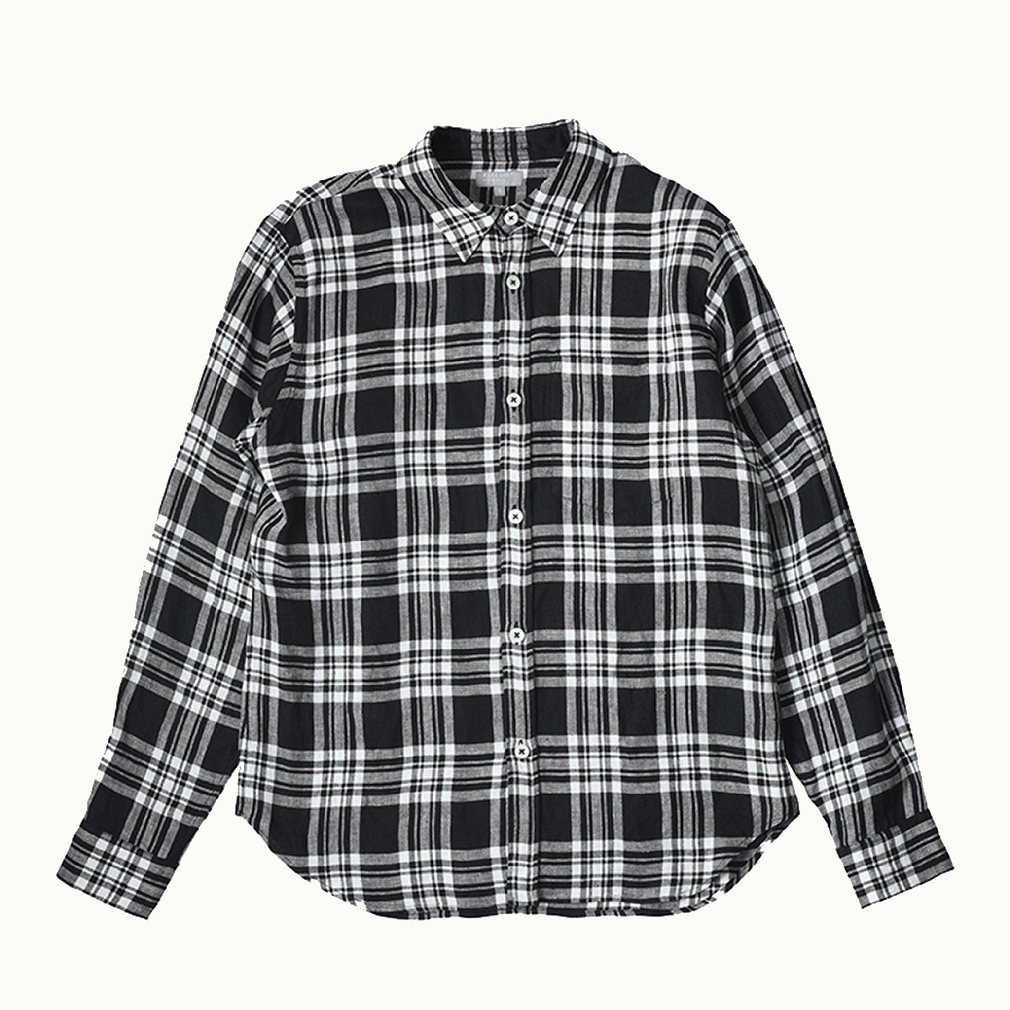 Margaret Howell Margaret Howell Oversized Linen Check Shirt - Black / White Size US S / EU 44-46 / 1 - 6 Thumbnail