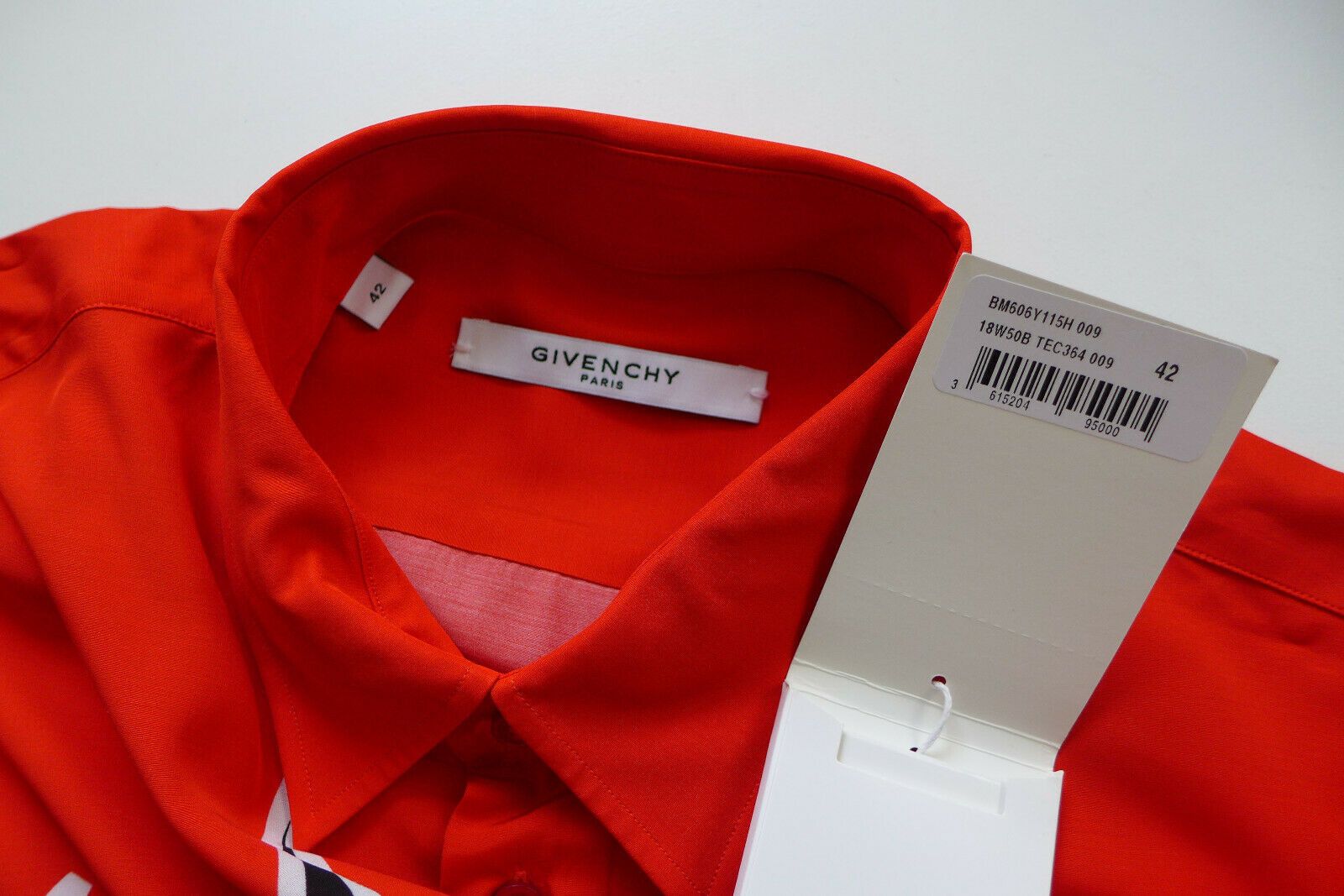 Givenchy Givenchy *Size 42* FW18 Flame Print Shirt Size US L / EU 52-54 / 3 - 4 Thumbnail