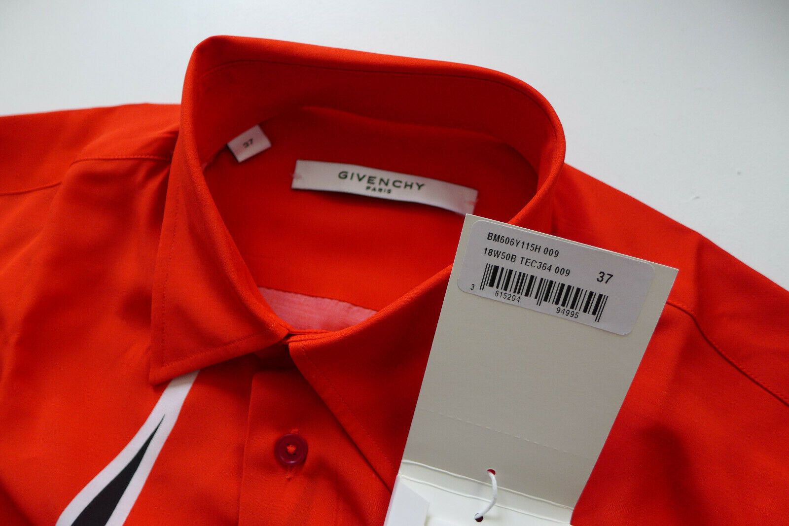 Givenchy Givenchy *Size 37* FW18 Flame Print Shirt Size US S / EU 44-46 / 1 - 4 Thumbnail