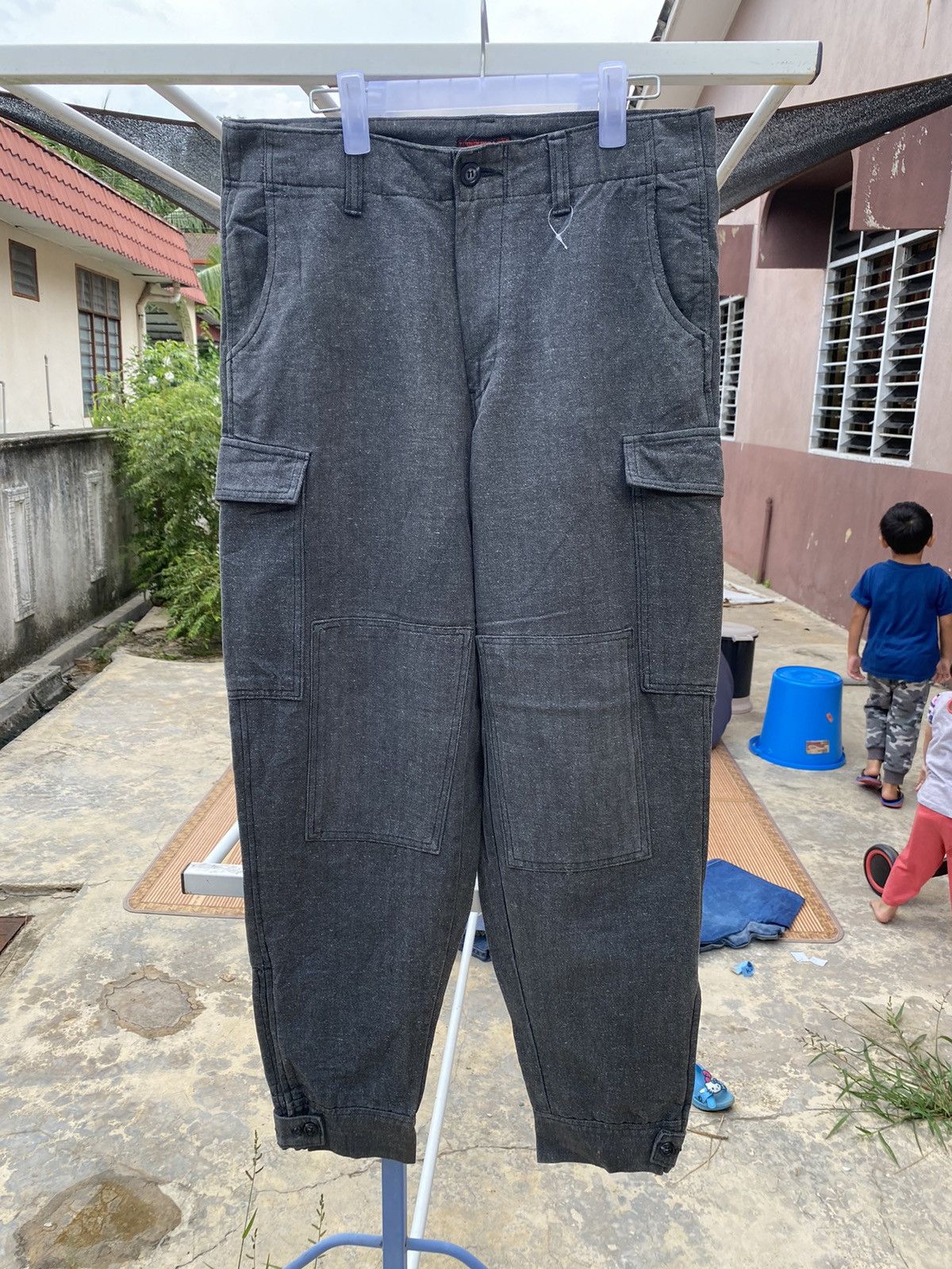 Johnbull Vintage John Bull Herringbone Twill Ankle Pant Size US 30 / EU 46 - 1 Thumbnail