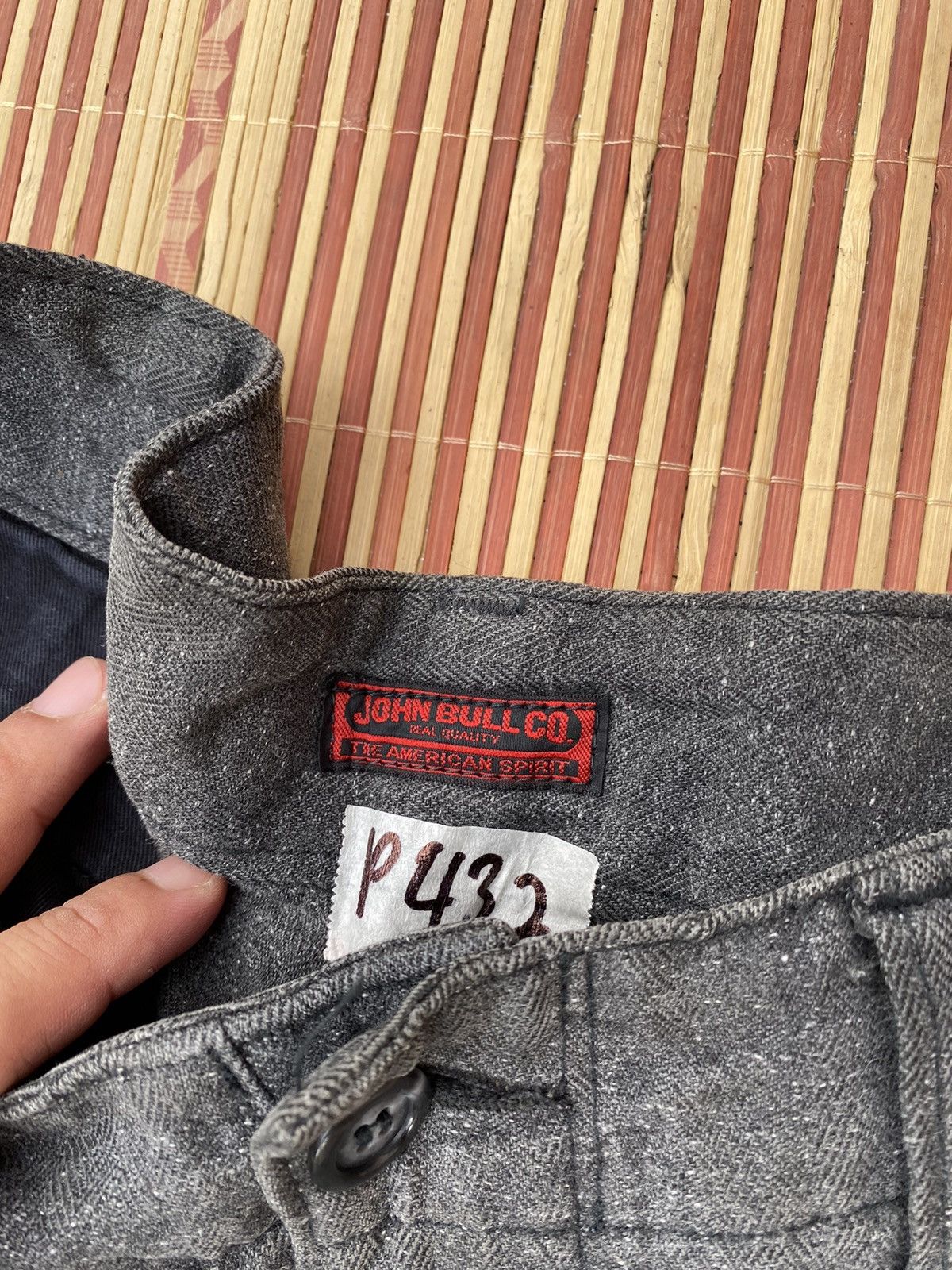 Johnbull Vintage John Bull Herringbone Twill Ankle Pant Size US 30 / EU 46 - 10 Thumbnail