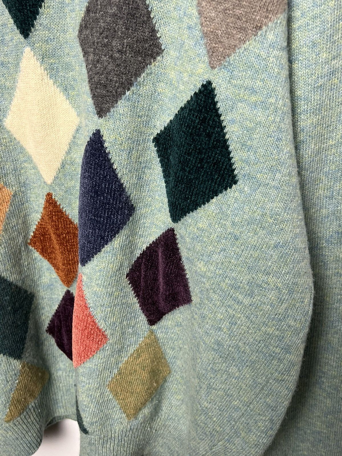 Hugo Boss hugo boss y2k 90s archive chunky diamond sweater Size US XL / EU 56 / 4 - 4 Thumbnail