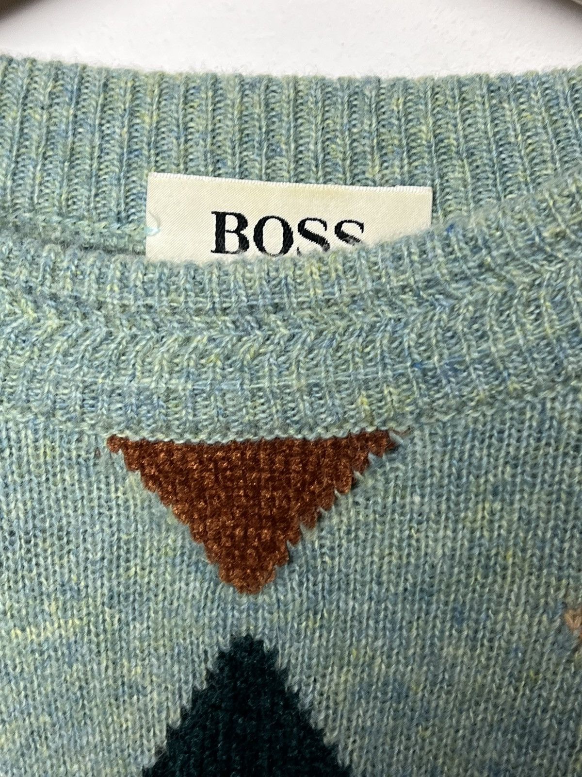 Hugo Boss hugo boss y2k 90s archive chunky diamond sweater Size US XL / EU 56 / 4 - 8 Thumbnail