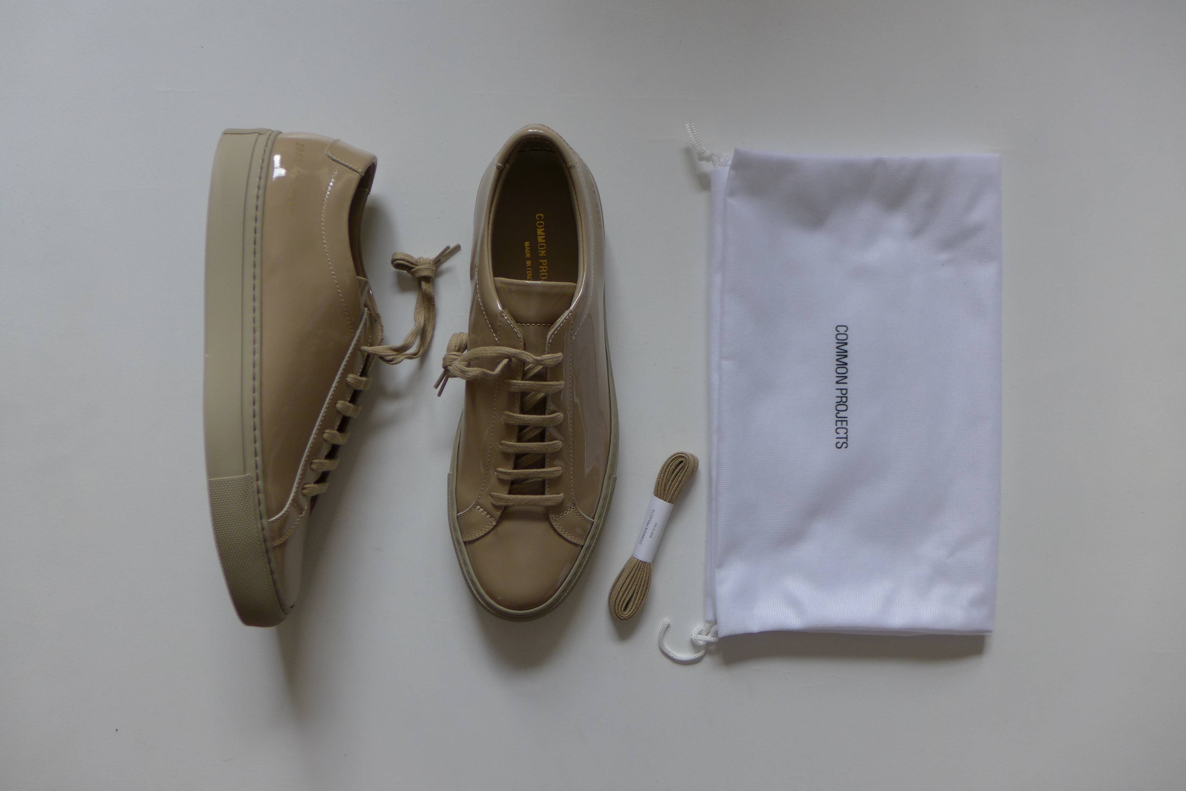 Common Projects Common Projects Achilles Sneakers - Gloss Taupe Size US 9 / EU 42 - 9 Thumbnail